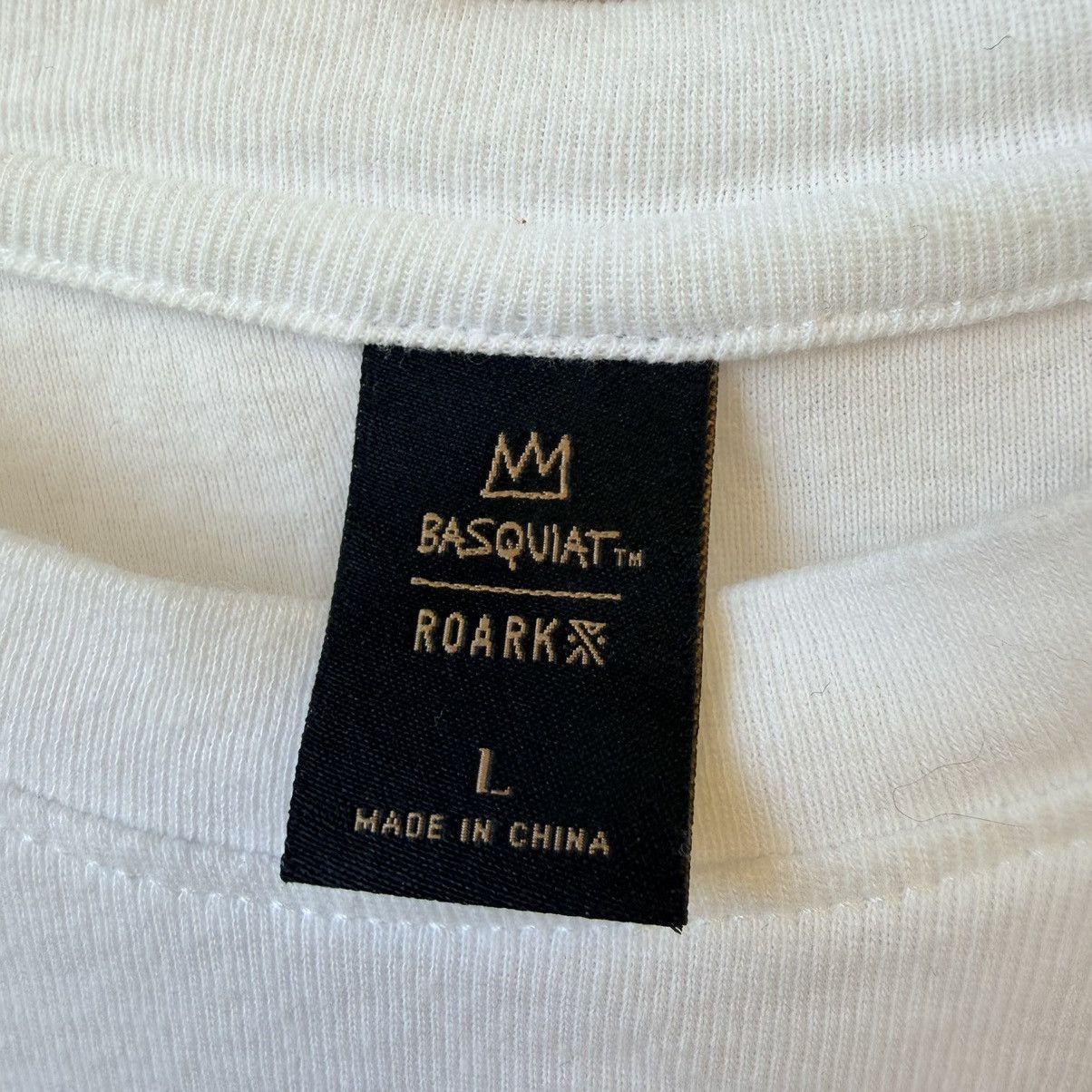 Roark Basquiat x Roark Artsy Y2K Bear Graphic Crop Tee L Size L / US 10 / IT 46 - 6 Thumbnail