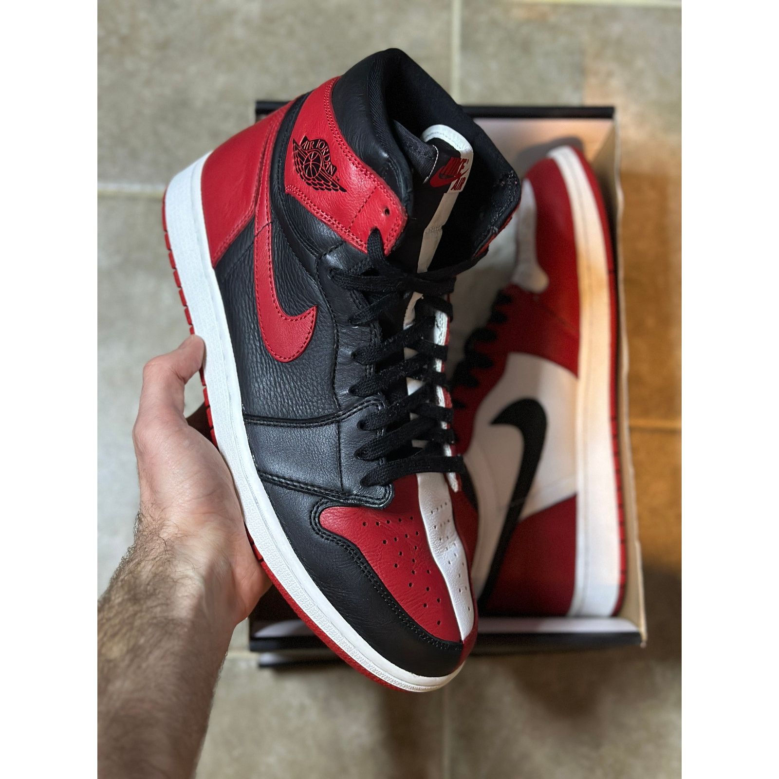 Jordan Brand Size 12 - Jordan 1 High "Homage to Home" Retro OG ALL Size US 12 / EU 45 - 1 Thumbnail