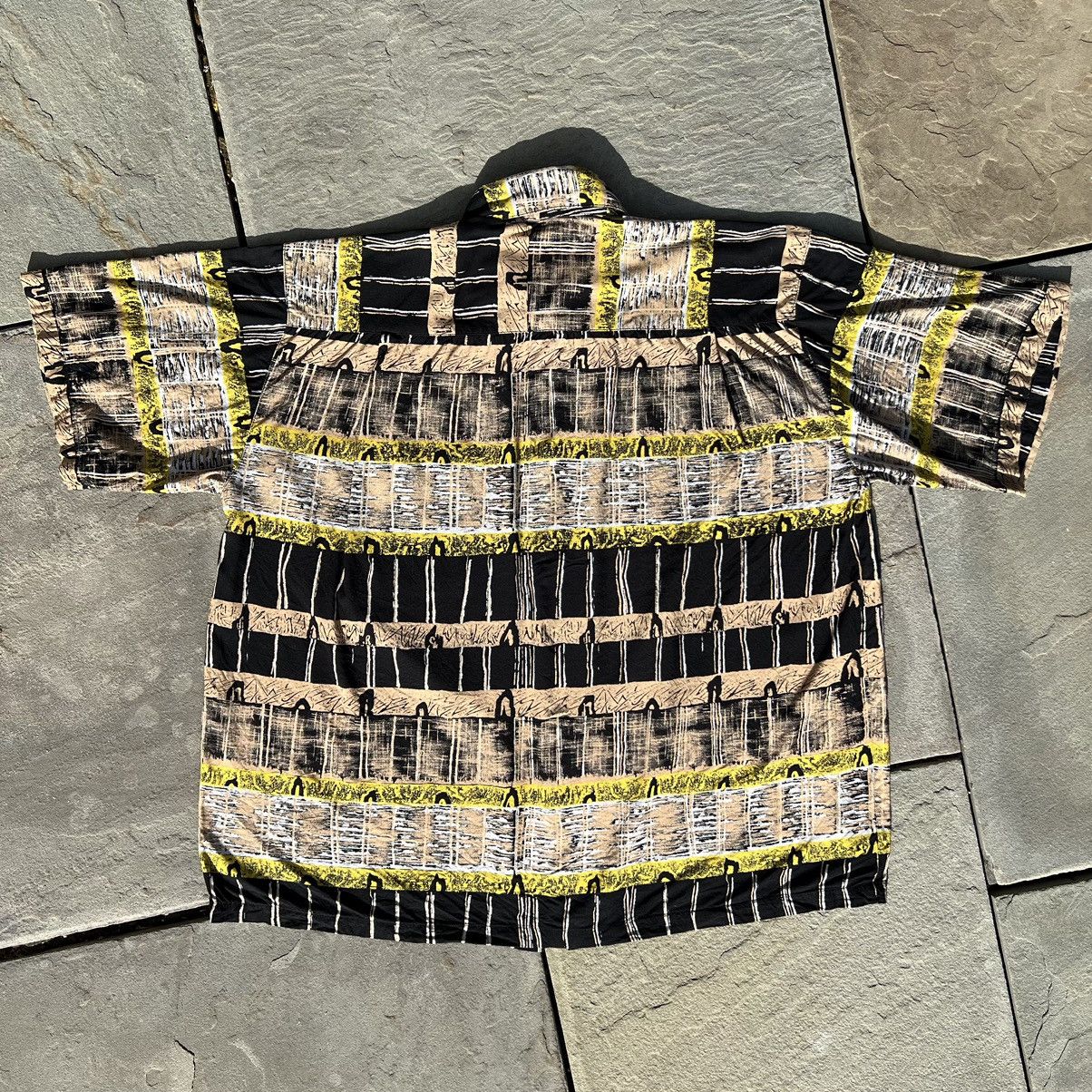 Vintage Vintage 90s Abstract Pattern Short Sleeve Club Shirt Size US XL / EU 56 / 4 - 2 Thumbnail