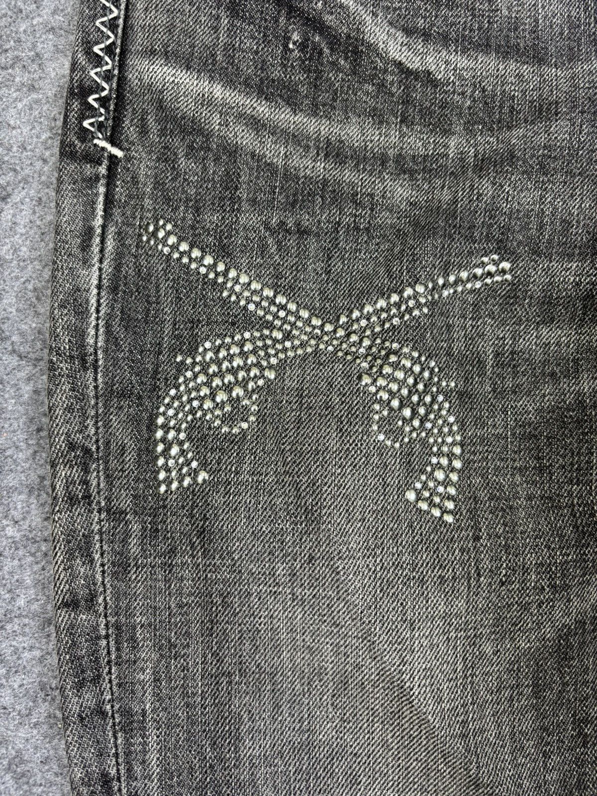 Japanese Brand 💥FLARE💥 roargun Japan Cross Gun Archival Jeans F708 Size US 27 - 5 Thumbnail