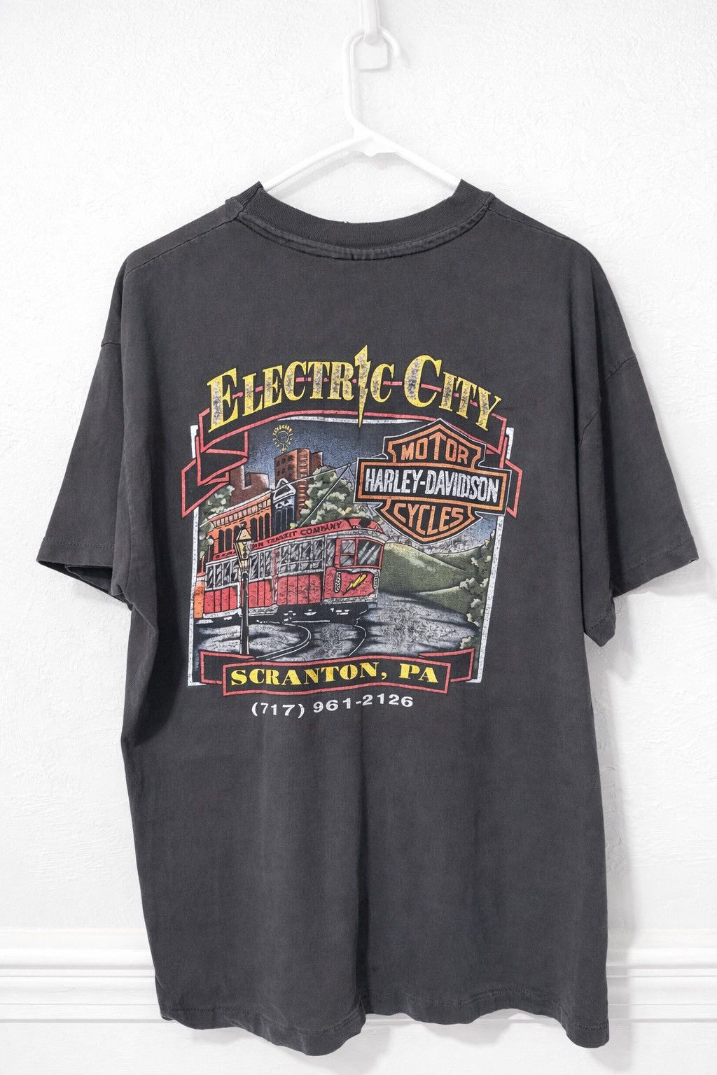 Harley Davidson Harley Davidson Shirt Fade Distressed Single Stitch Thrashed Size US XL / EU 56 / 4 - 4 Thumbnail