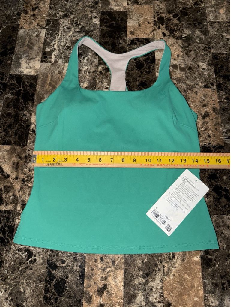 Lululemon LULULEMON LIGHTWEIGHT TENNIS TANK MALDIVES GREEN SIZE 8 NWT Size M / US 6-8 / IT 42-44 - 2 Thumbnail