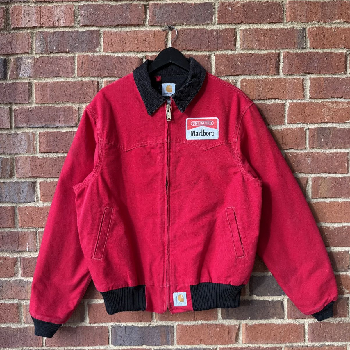 Carhartt Vintage Carhartt Marlboro Unlimited Jacket Red | Grailed