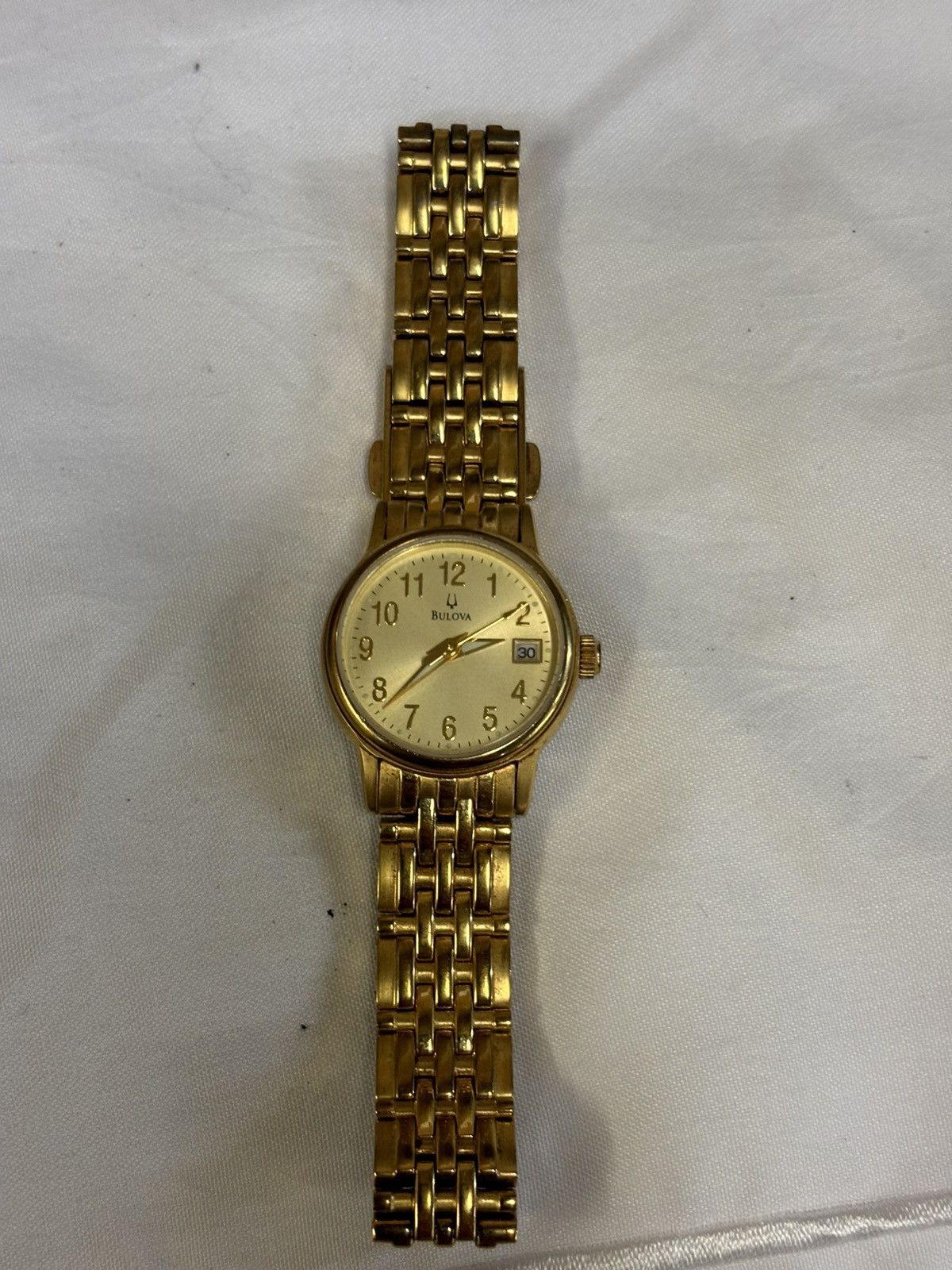 Bulova Bulova C960599 Gold Tone Womens Watch! New Battery. Size ONE SIZE - 5 Thumbnail