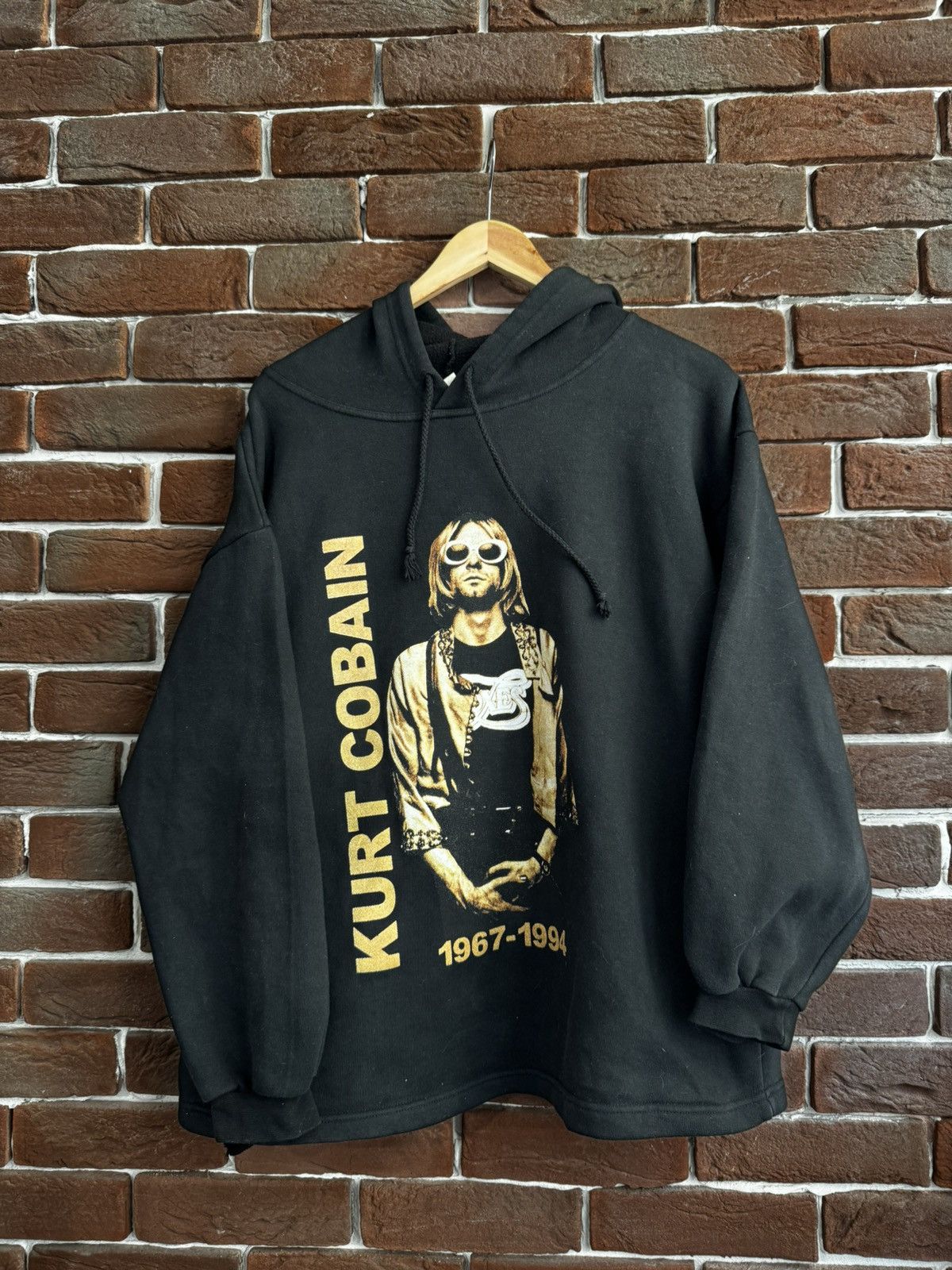 Band Tees Rare Vintage Kurt Cobain Nirvana Hoodie Grunge Band Hype 90s Size US M / EU 48-50 / 2 - 1 Thumbnail