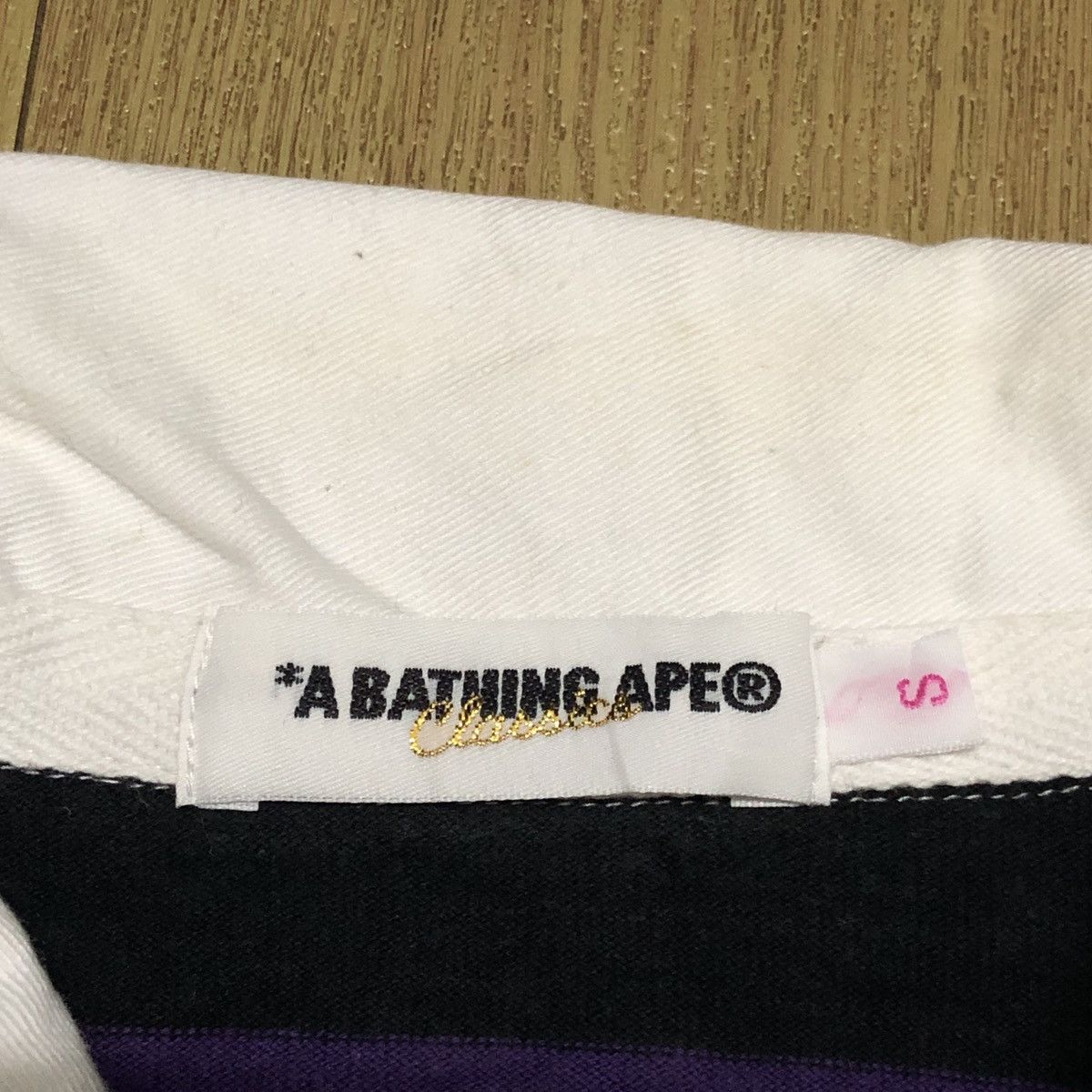 Bape Striped Rugby Shirt Size S / US 4 / IT 40 - 5 Thumbnail