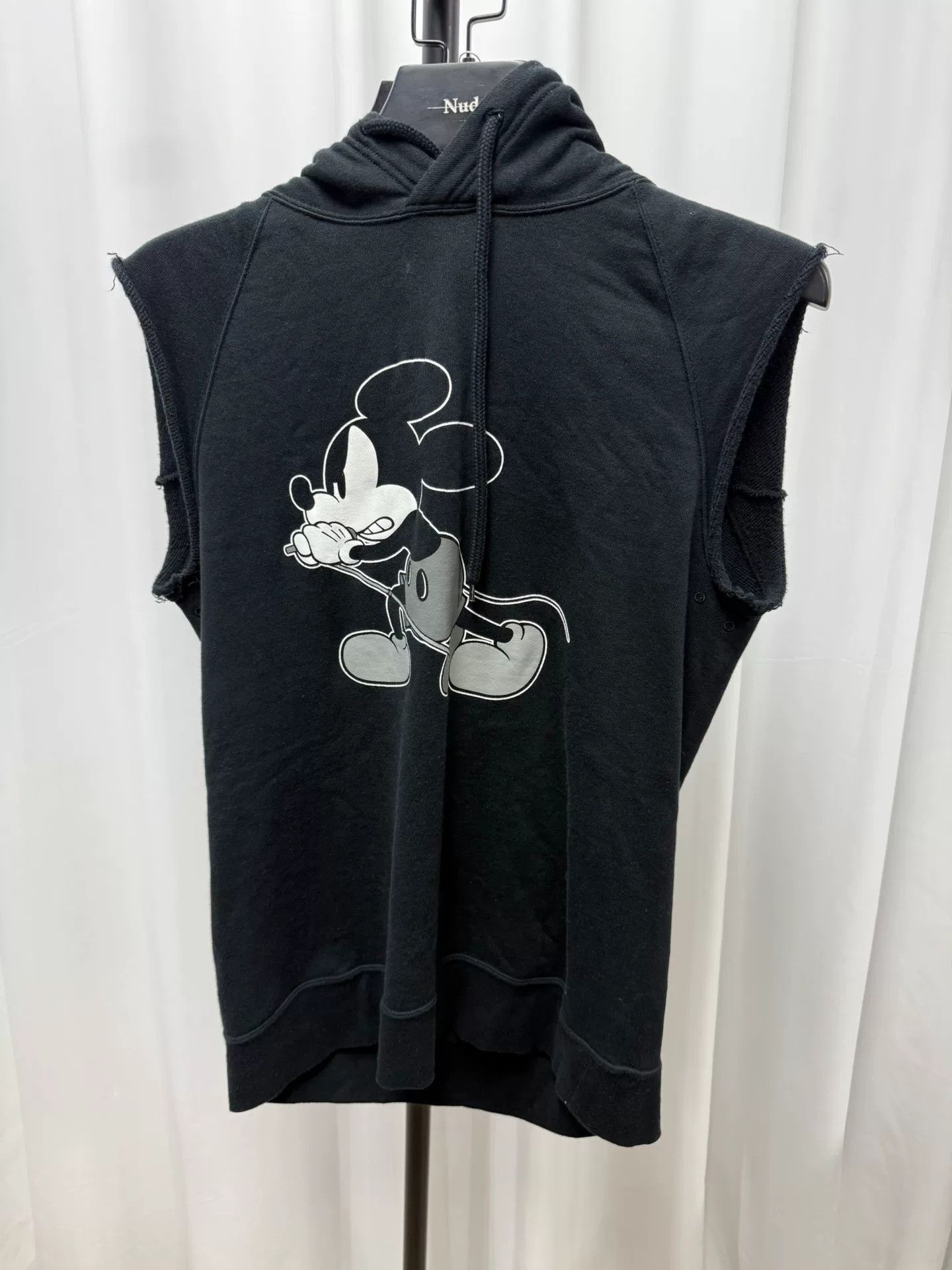 Comme des Garcons Mickey Mouse Sleeveless Hoodie by Number (N)ine Size US L / EU 52-54 / 3 - 1 Thumbnail