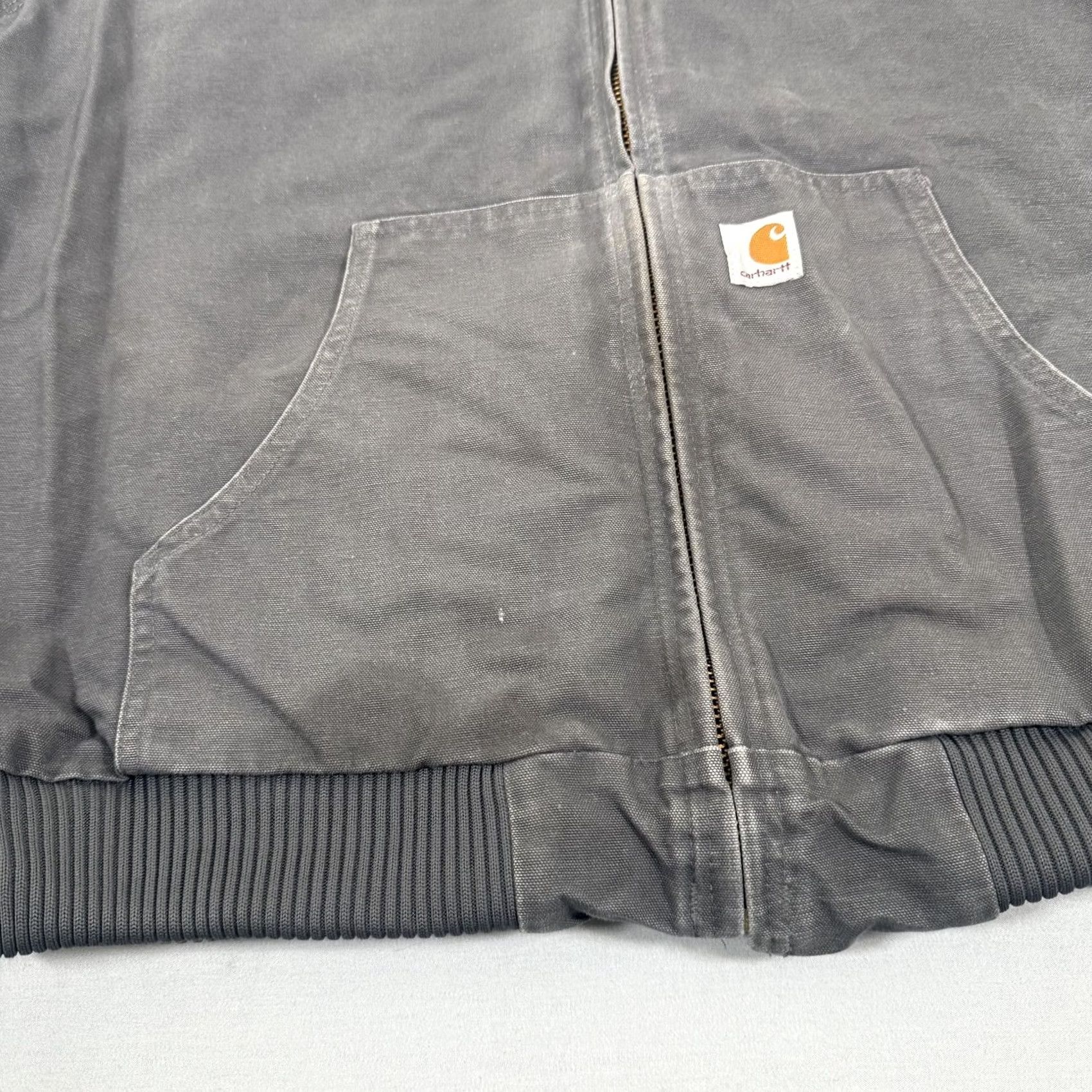 Carhartt Vintage Carhartt Mens Jacket - Gray Canvas Hoodie Size US XXL / EU 58 / 5 - 6 Thumbnail
