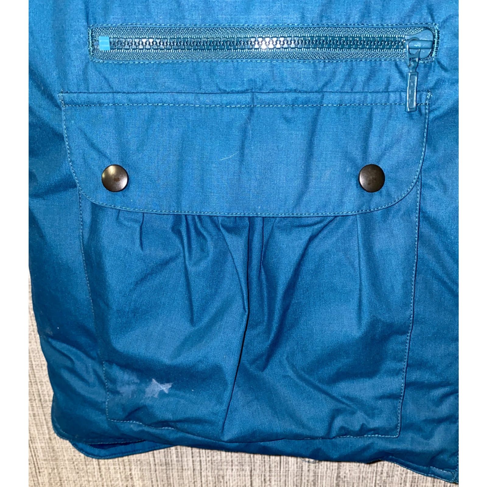 Eddie Bauer Eddie Bauer Vest Womens Down Filled Snap Button Front L Blue Teal Down Filled Vest Womens L Blue Snap Button Eddie Bauer Size L / US 10 / IT 46 - 4 Thumbnail