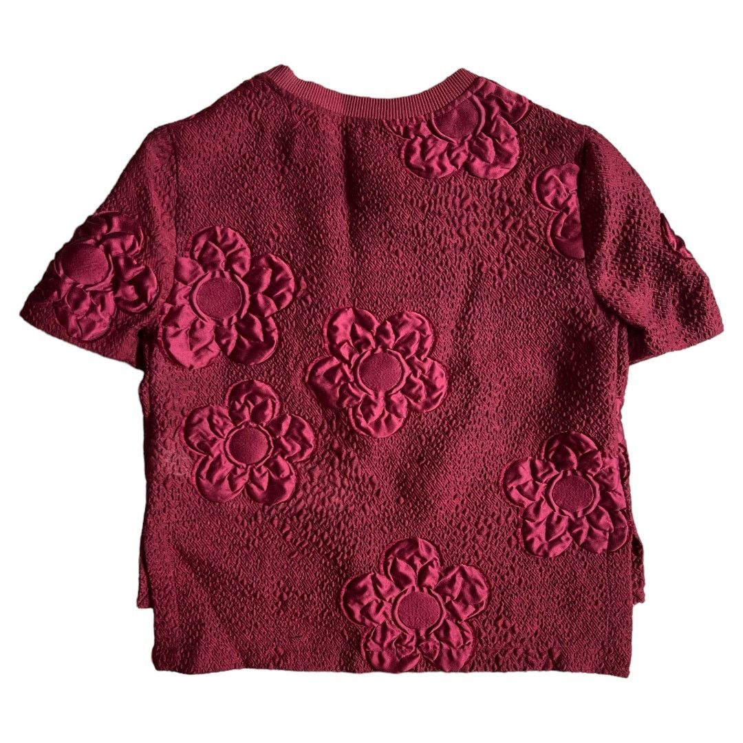 Fendi FENDI Crew Neck Button-Up Top, Small/US4/IT40 Size S / US 4 / IT 40 - 3 Thumbnail