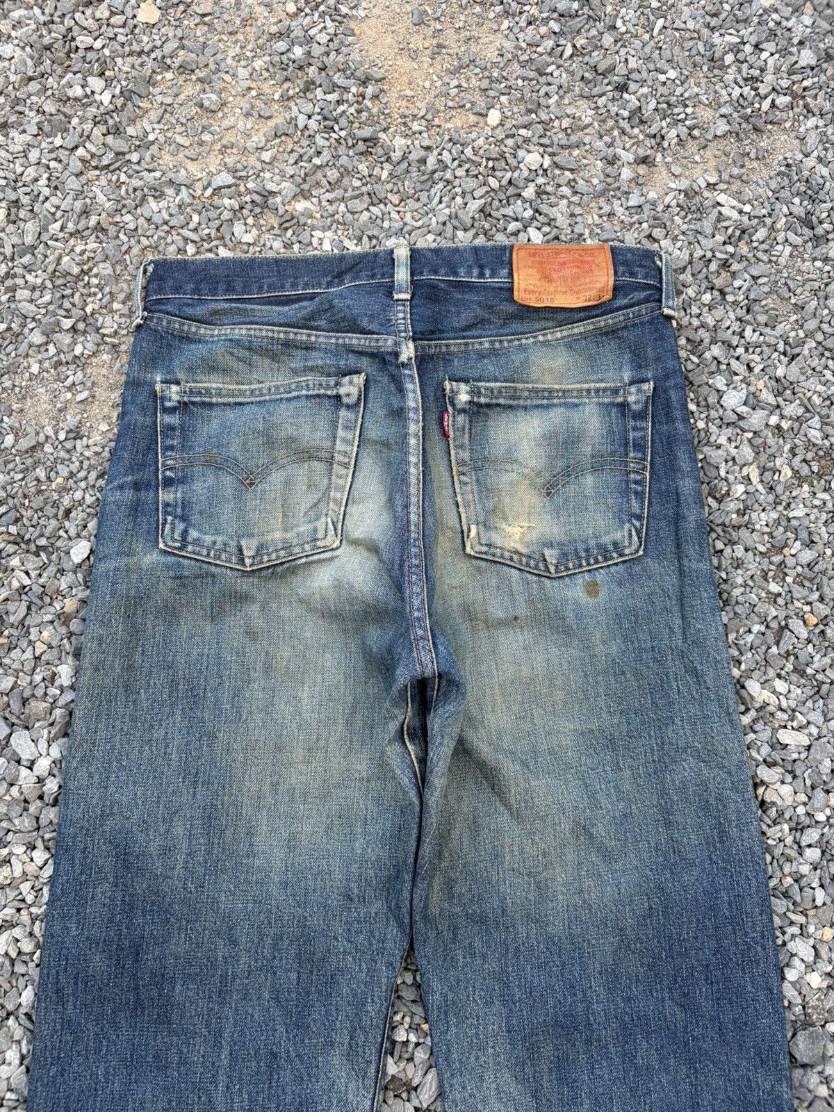 Kapital VINTAGE LEVIS 503B BIG E SELVEDGE RUSTY DISTRESSED DENIM Size US 32 / EU 48 - 9 Thumbnail