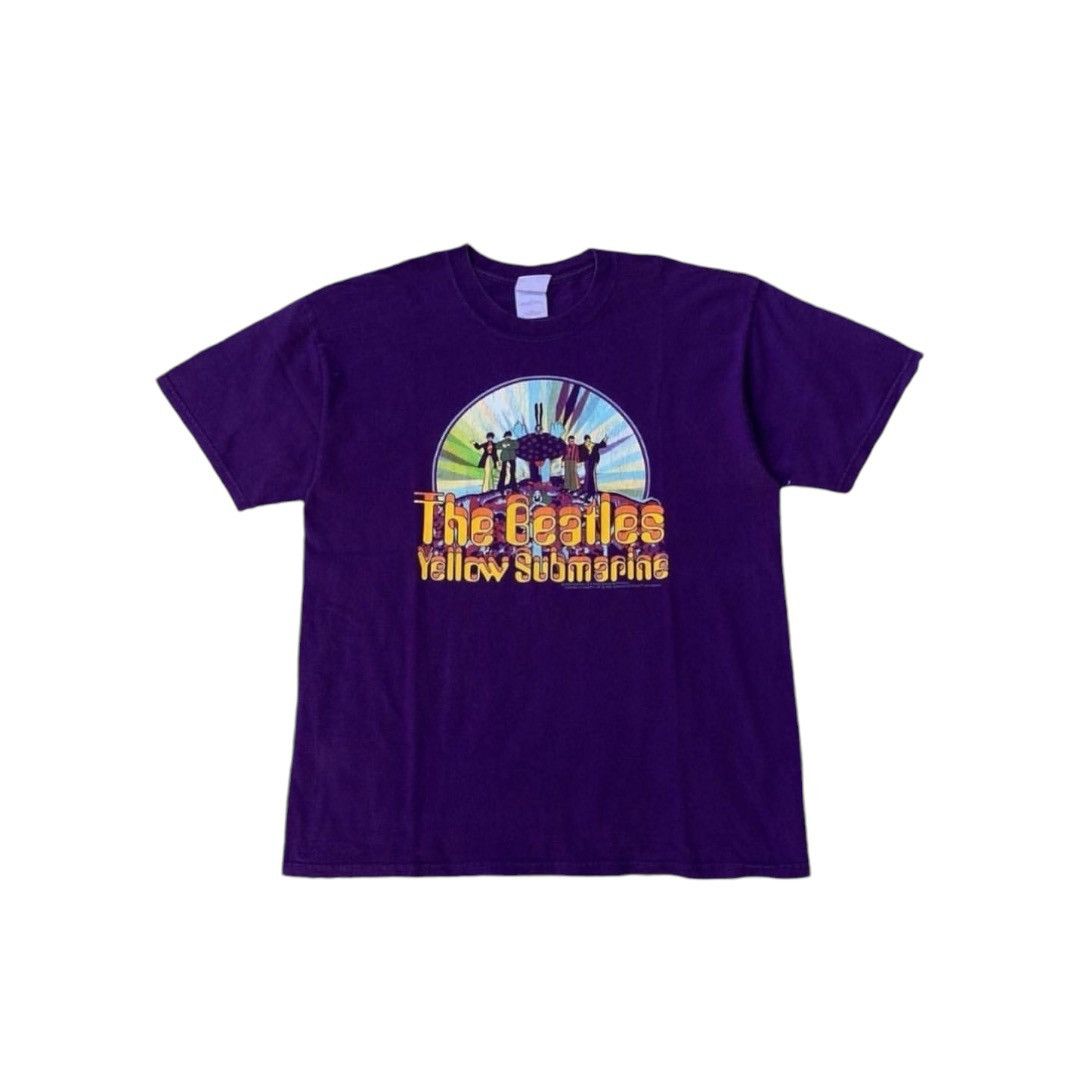 Band Tees × Vintage Vintage 1999 The Beatles Yellow Submarine Size US XL / EU 56 / 4 - 1 Thumbnail