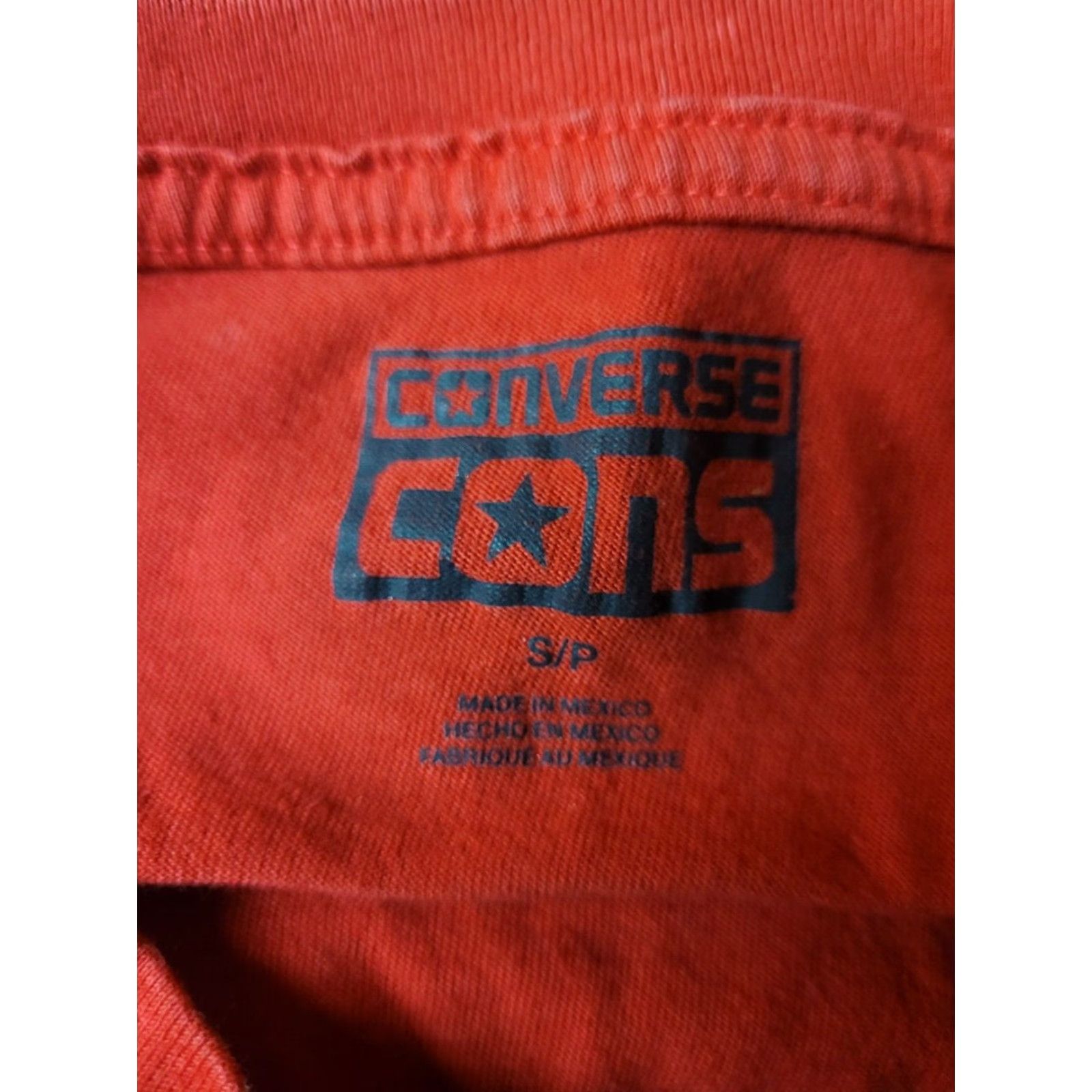 Converse Converse Retro Cons Crew T-Shirt Short Sleeve Men S Red Tattoo Punk Graphic Tee 100% Cotton Small Size United States? Size US S / EU 44-46 / 1 - 3 Thumbnail