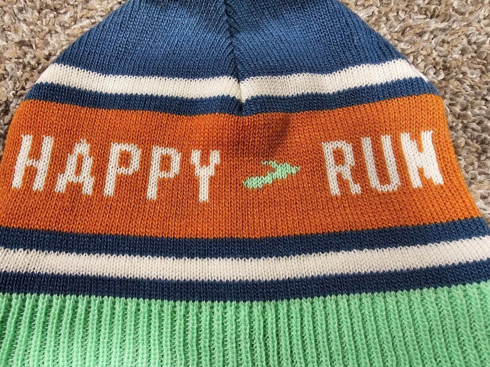 Designer Brooks #280476 Run Happy Unisex Hat Pom Pom Beanie OSFA Size ONE SIZE - 3 Thumbnail
