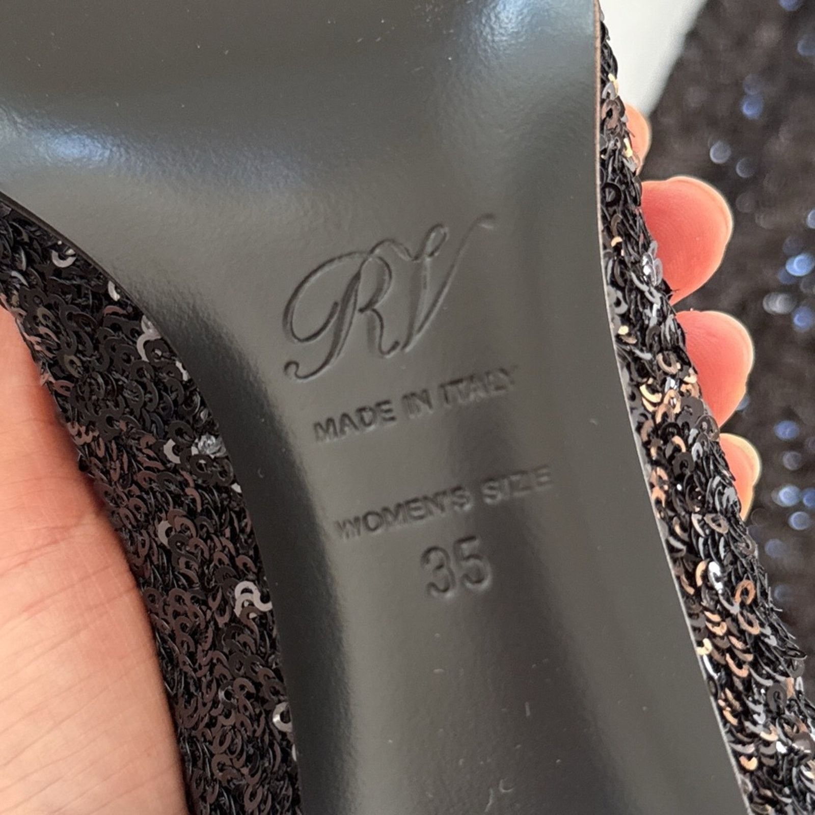Roger Vivier NEW Roger Vivier Sequin OTK Over the Knee Boots Black 35 Size US 5 / IT 35 - 9 Thumbnail