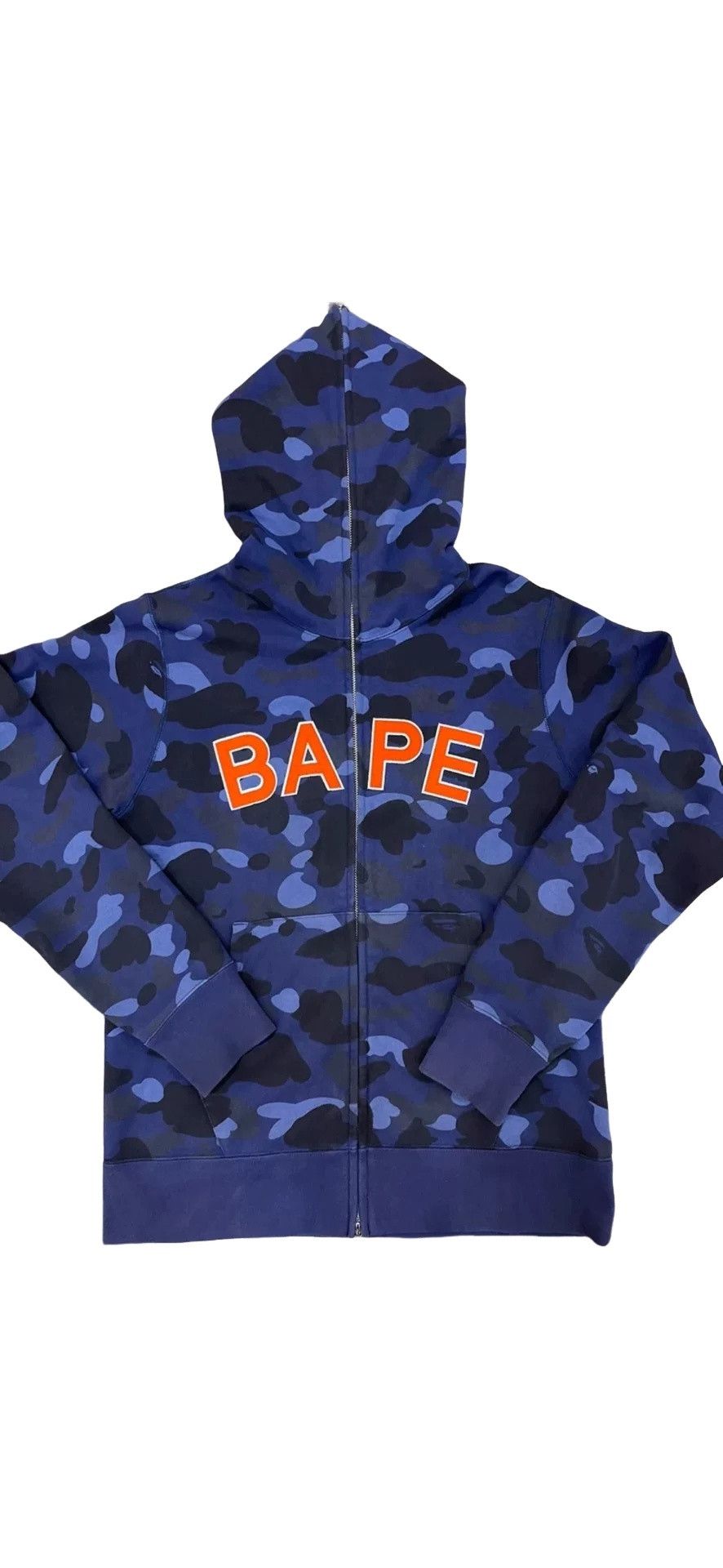 Bape A Bathing Ape Blue Camo Hoodie Size L Size US L / EU 52-54 / 3 - 1 Thumbnail