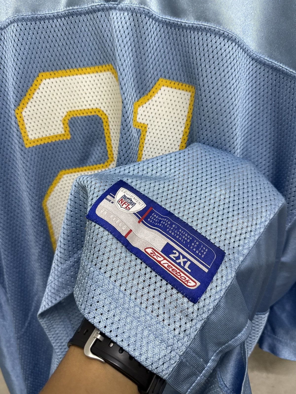 NFL 2000s Reebok San Diego Chargers Tomlinson Jersey Size US XXL / EU 58 / 5 - 8 Thumbnail