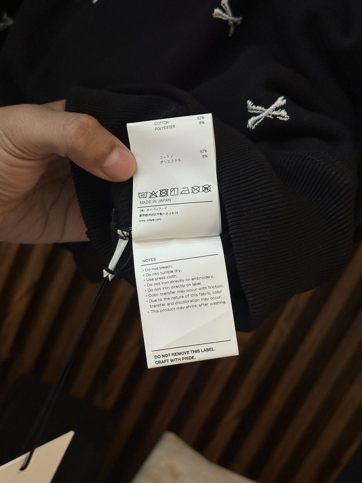 Wtaps WTAPS Acne Bones hoodie Size US L / EU 52-54 / 3 - 8 Thumbnail