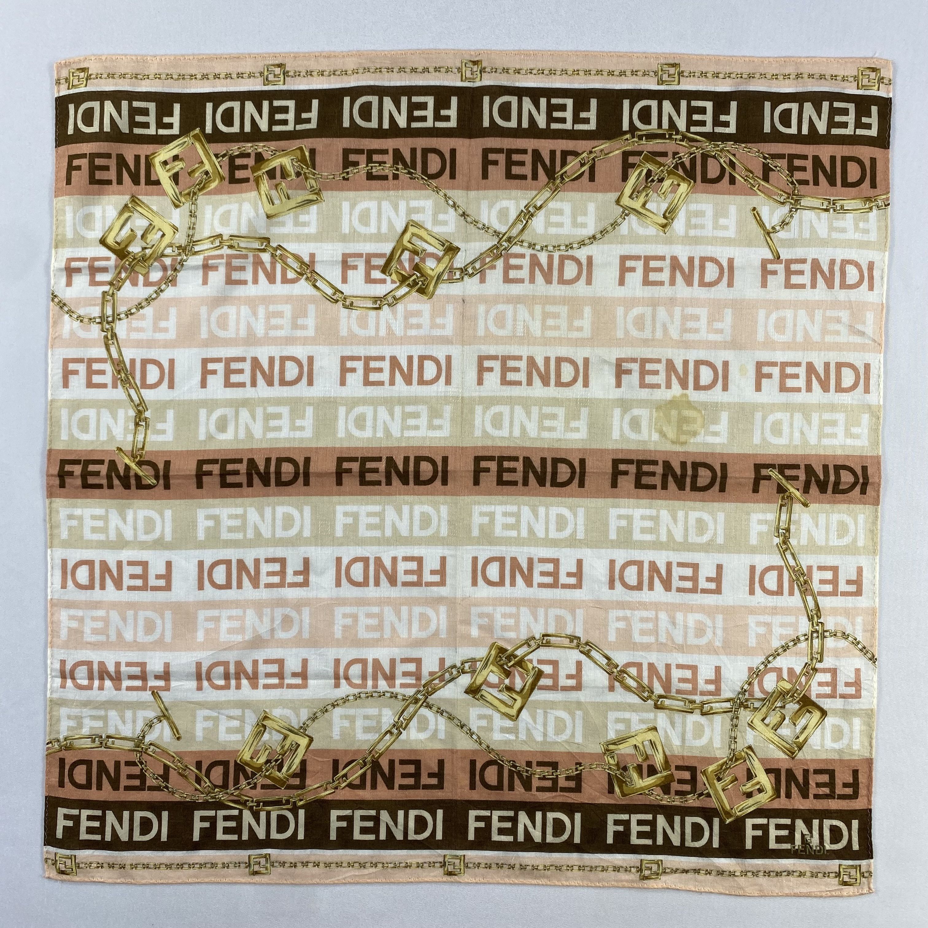 Vintage Fendi Handkerchief / Neckerchief / Bandana-P876 Size ONE SIZE - 1 Thumbnail