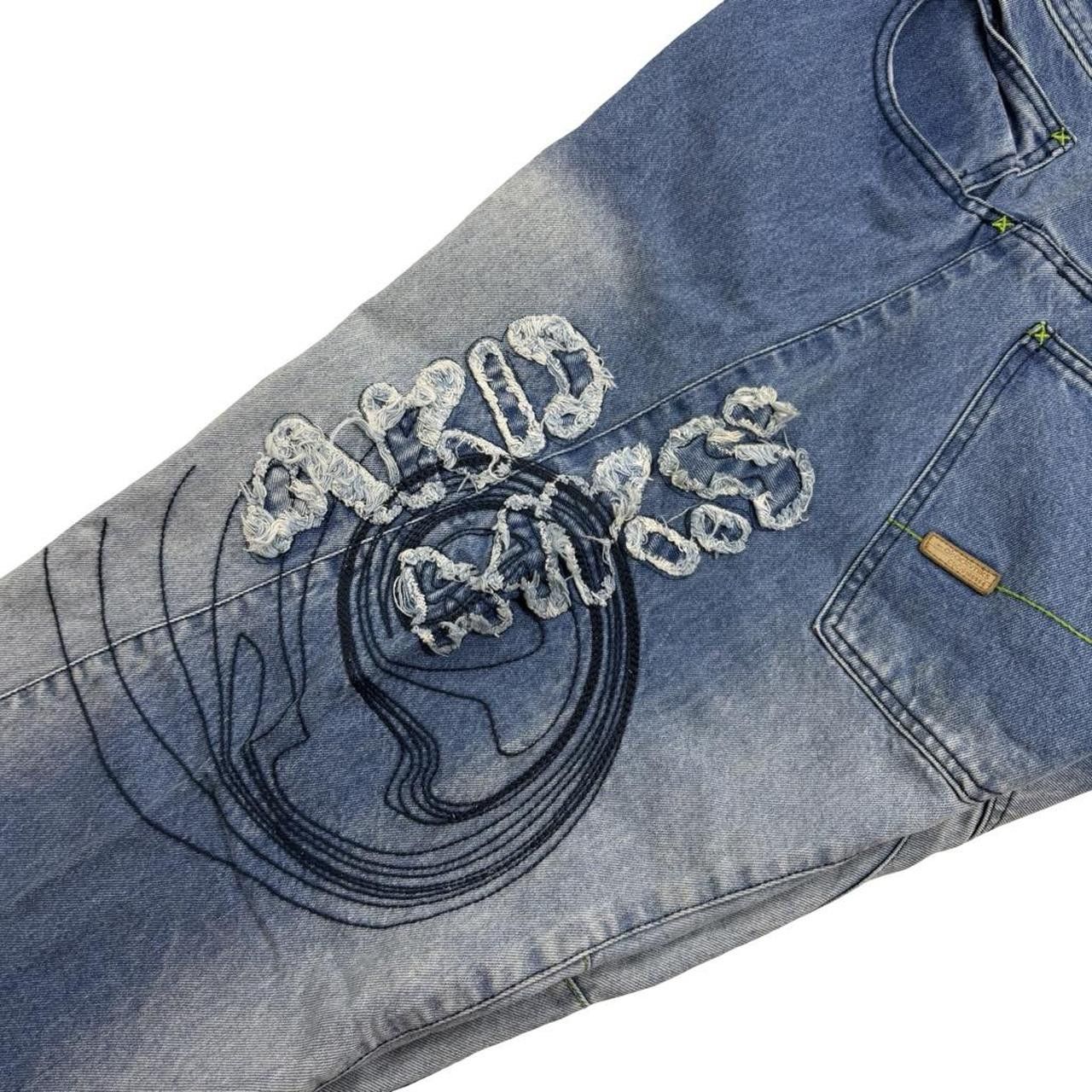 Akademiks Vintage Akademiks Embroidered Baggy Denim Jeans - Waist: 38 Size US 38 / EU 54 - 2 Thumbnail