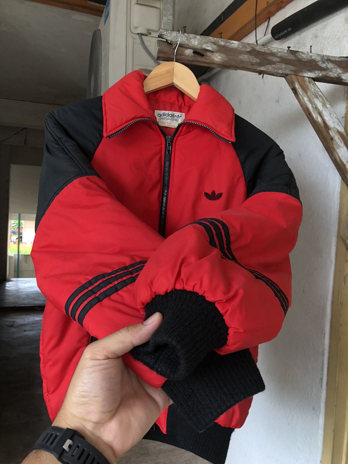 Adidas Rare❗️Vintage 90s Adidas Small Logo Puffer Bomber Jacket Size US M / EU 48-50 / 2 - 12 Thumbnail