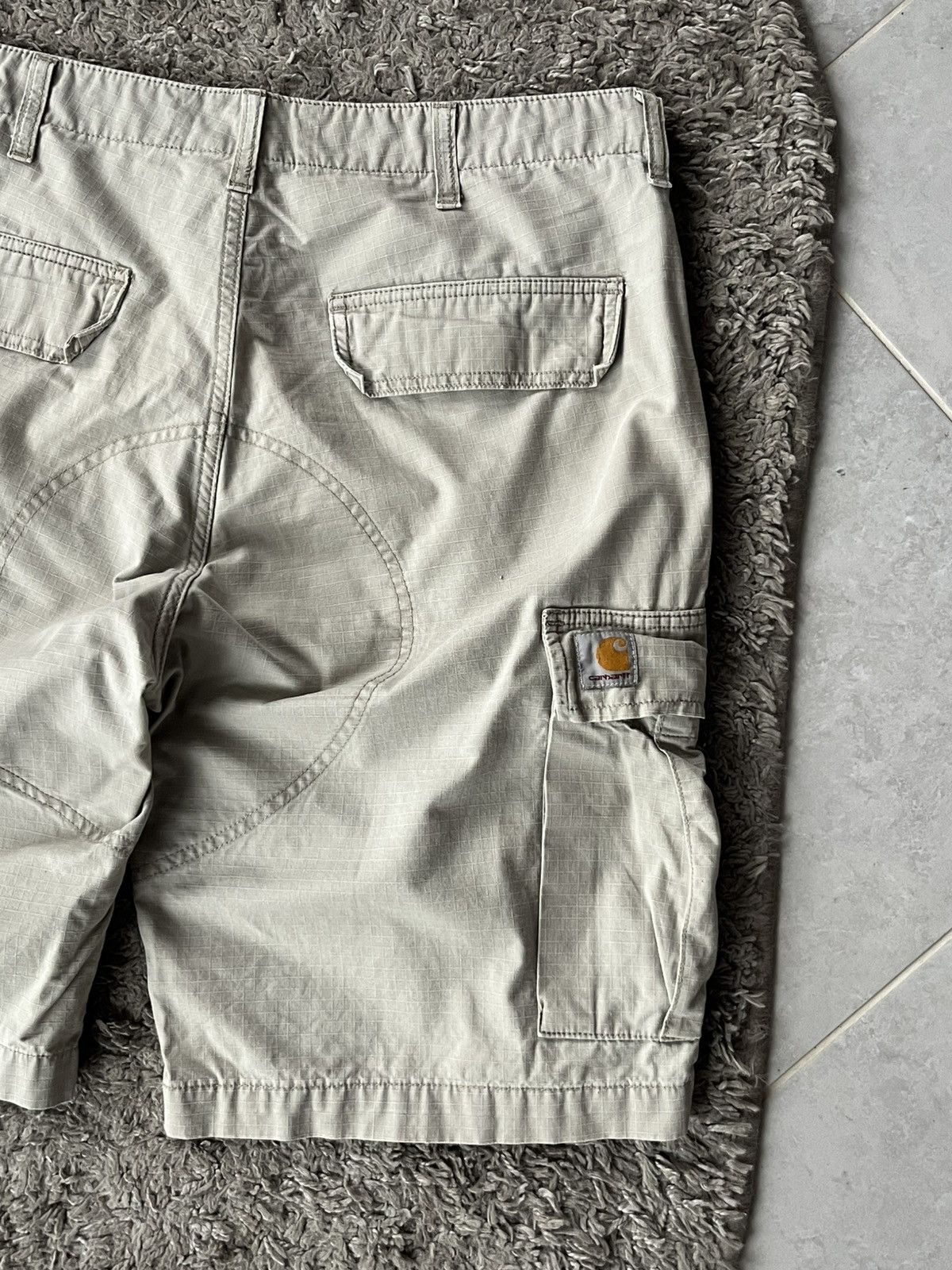 Carhartt Vintage Cargo Shorts Carhartt Mini Logo Streetwear Size US 34 / EU 50 - 3 Thumbnail