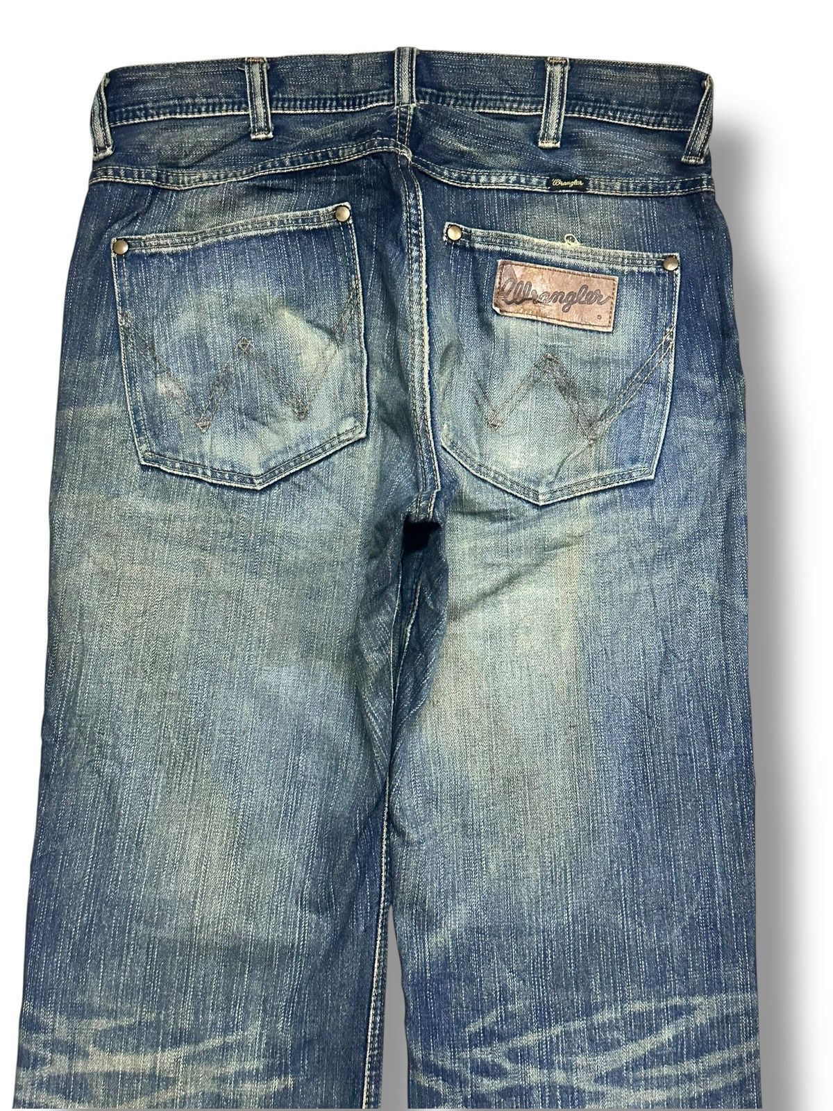 Wrangler Wrangler Vintage Distressed Baggy Loose Style With Mudwash Size US 33 - 5 Thumbnail