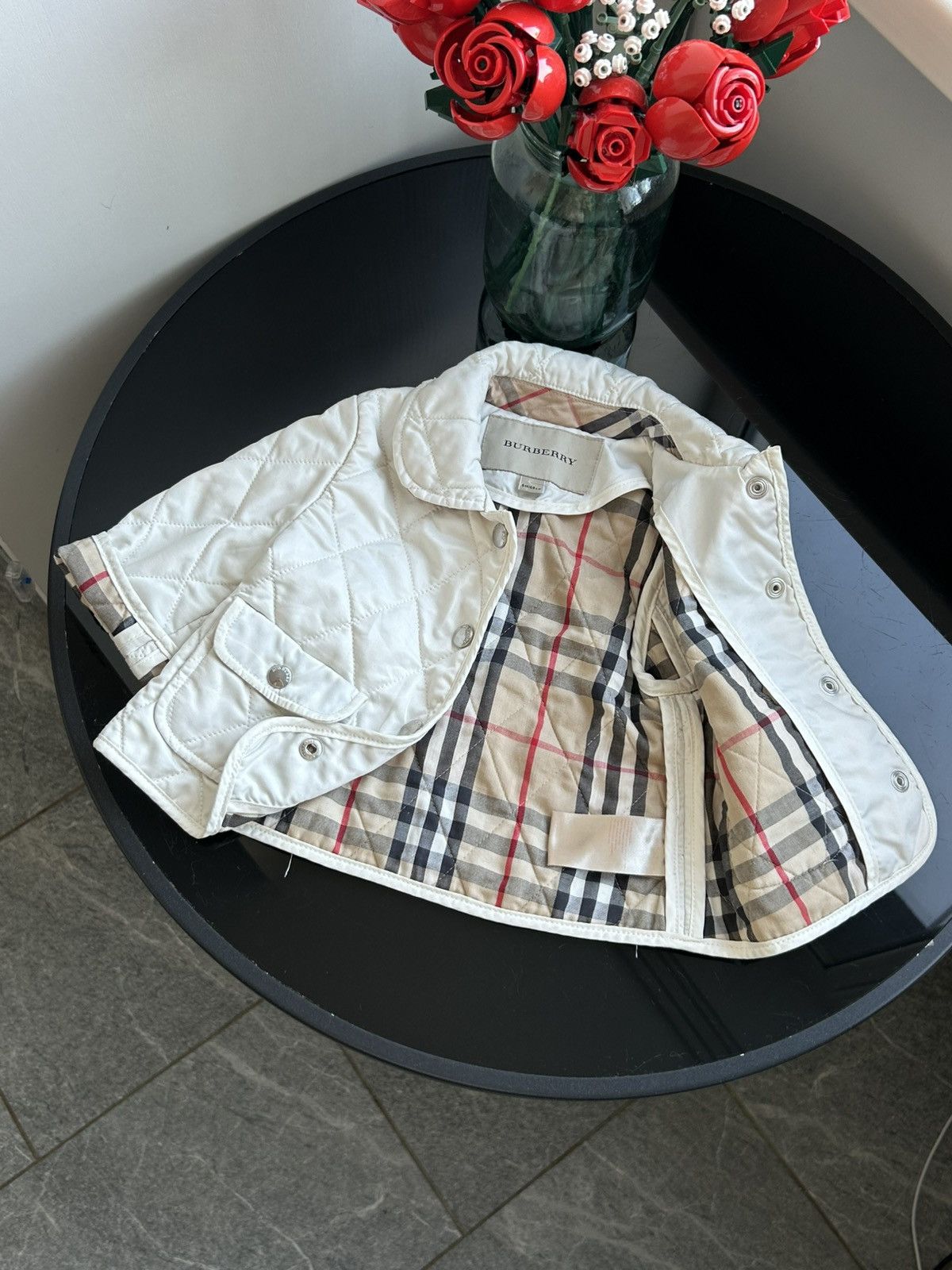 Burberry Vintage jacket quilted burberry brit gray kids Size XXS / US 00 / IT 34 - 2 Thumbnail