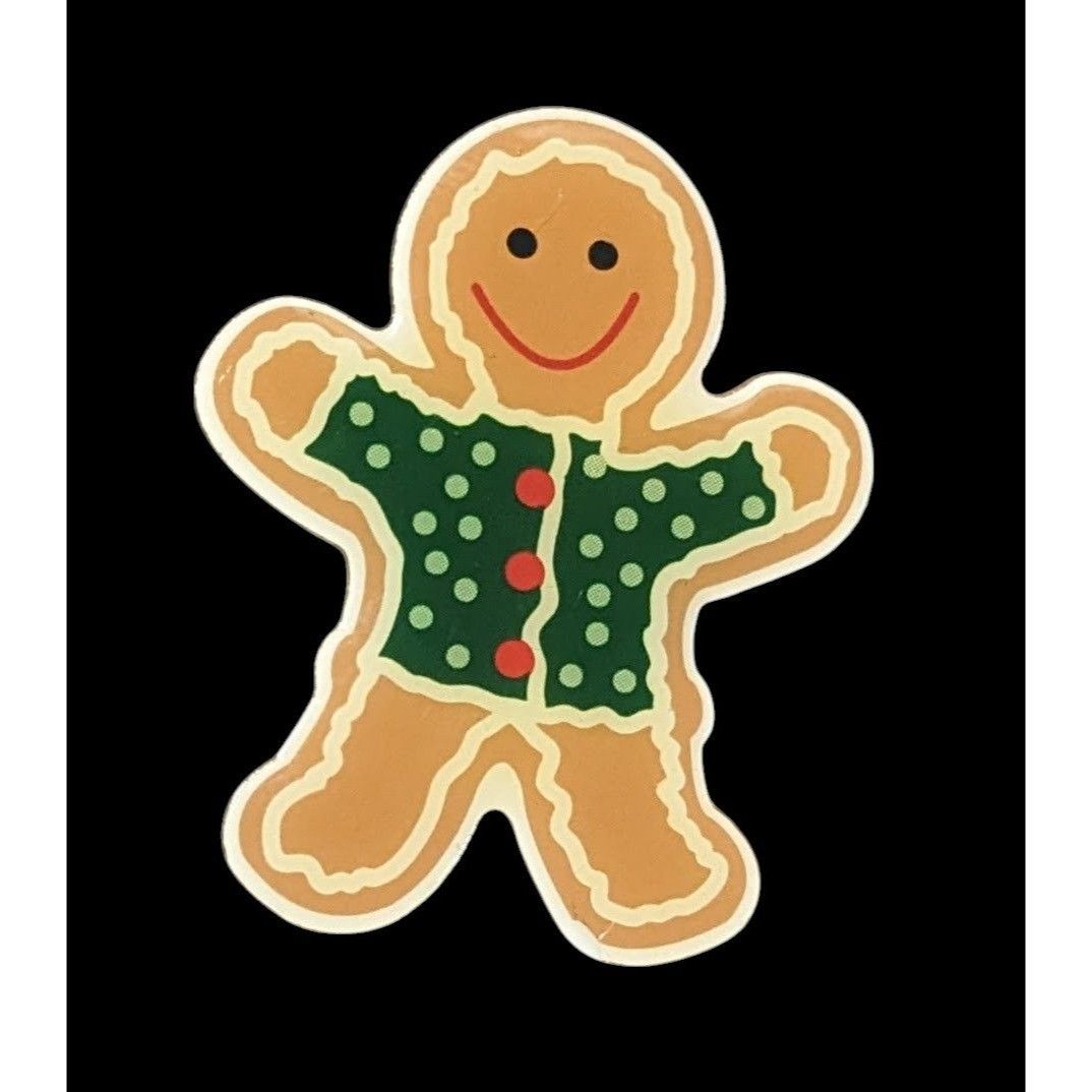 Other Festive Gingerbread Man Holiday Lapel Pin Size ONE SIZE - 2 Thumbnail