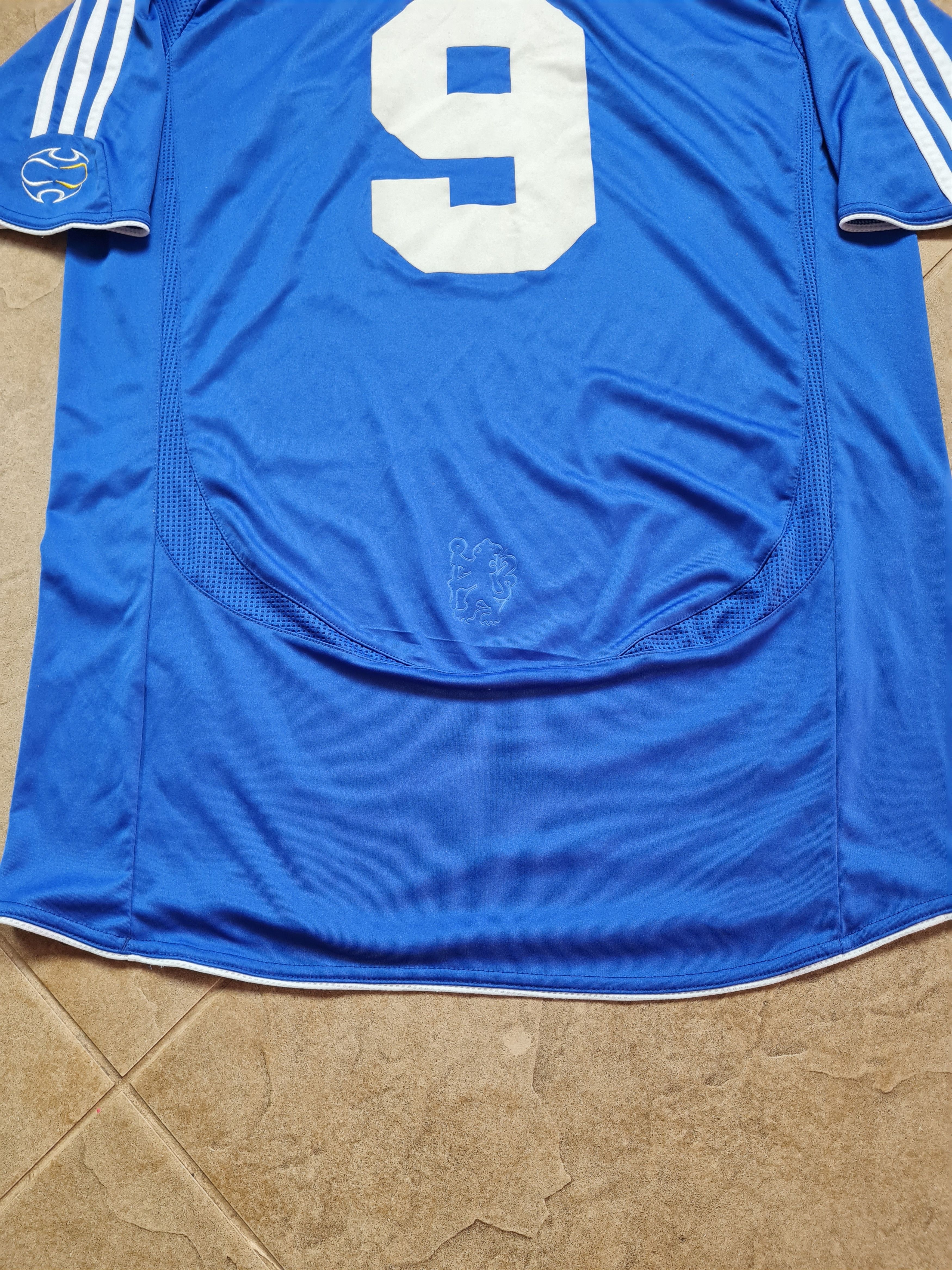 Adidas Football Jersey Adidas Chelsea 2006-2008 Soccer Shirt #9 Size US L / EU 52-54 / 3 - 25 Thumbnail