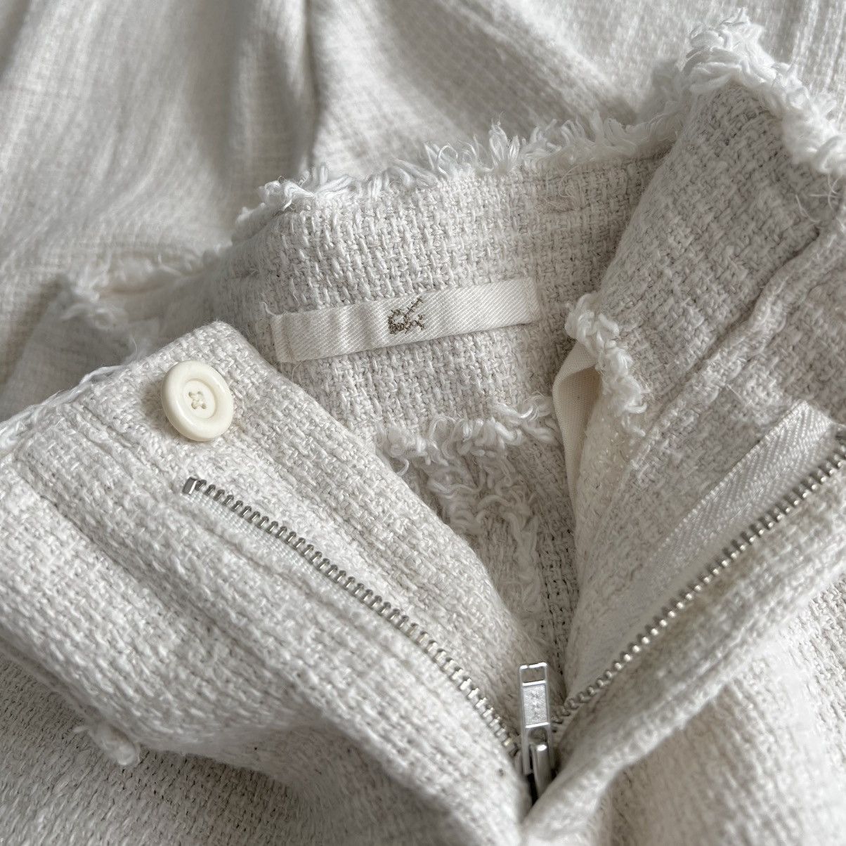 45rpm 45rpm Cotton-Linen Tweed Wide Pants Size 29" - 10 Thumbnail