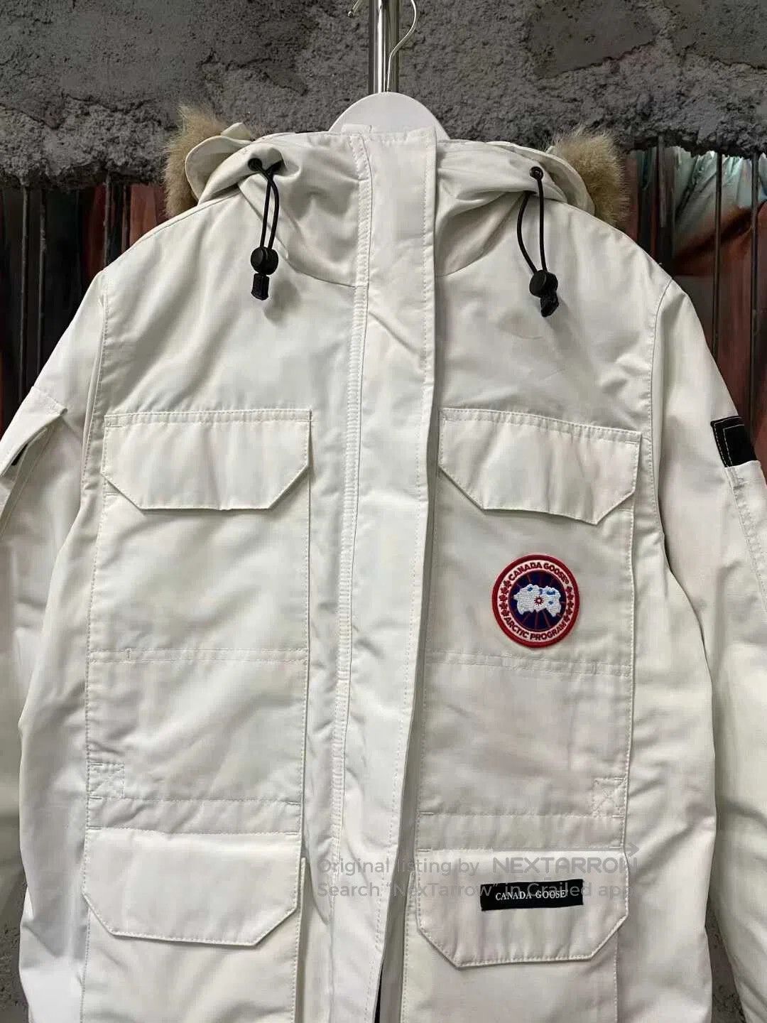 Canada Goose white canada goose expedition down jacket. Size US L / EU 52-54 / 3 - 3 Thumbnail
