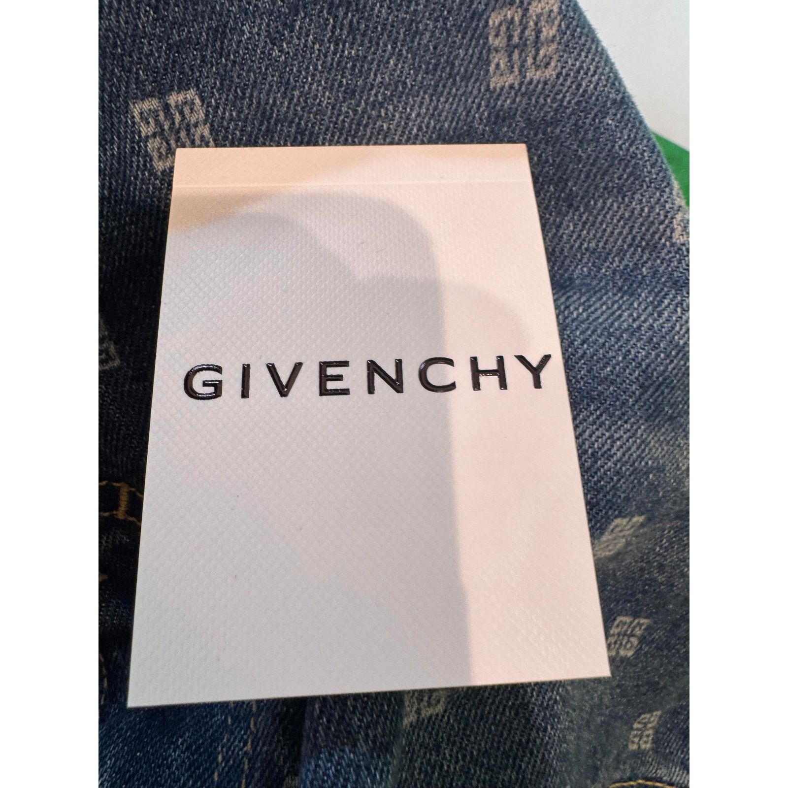 Givenchy Givenchy Dark Wash Monogram Jeans Size US 28 / EU 44 - 8 Thumbnail