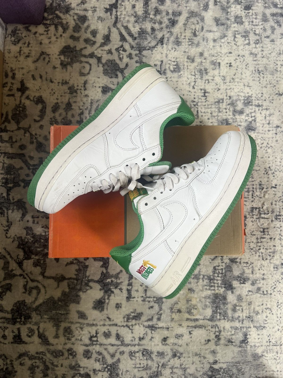 Nike Nike Air Force 1 West Indies green Size US 9.5 / EU 42-43 - 1 Thumbnail
