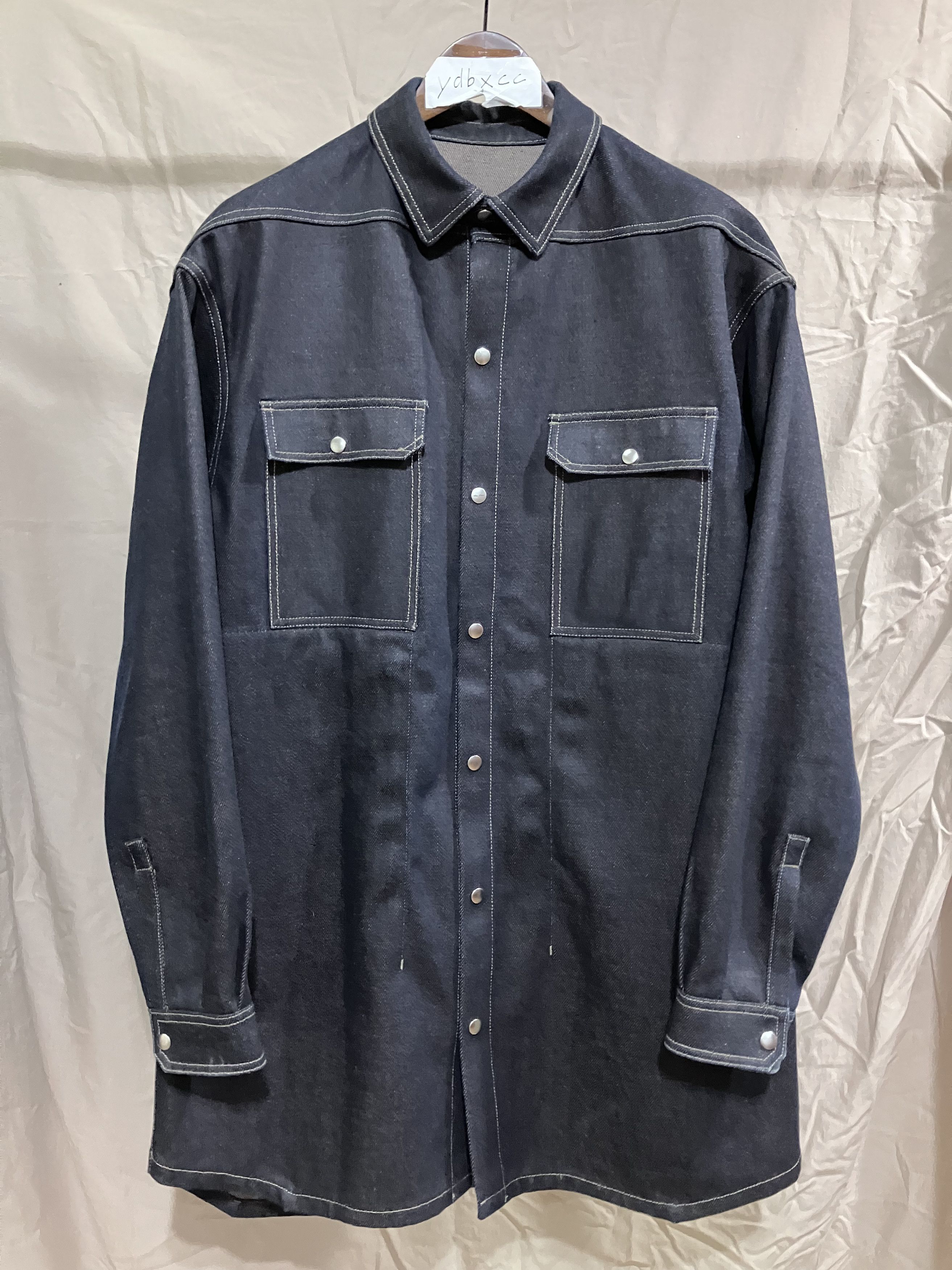 リックオウエンス OVERSIZE SHIRT RR18F1728-HDW 46