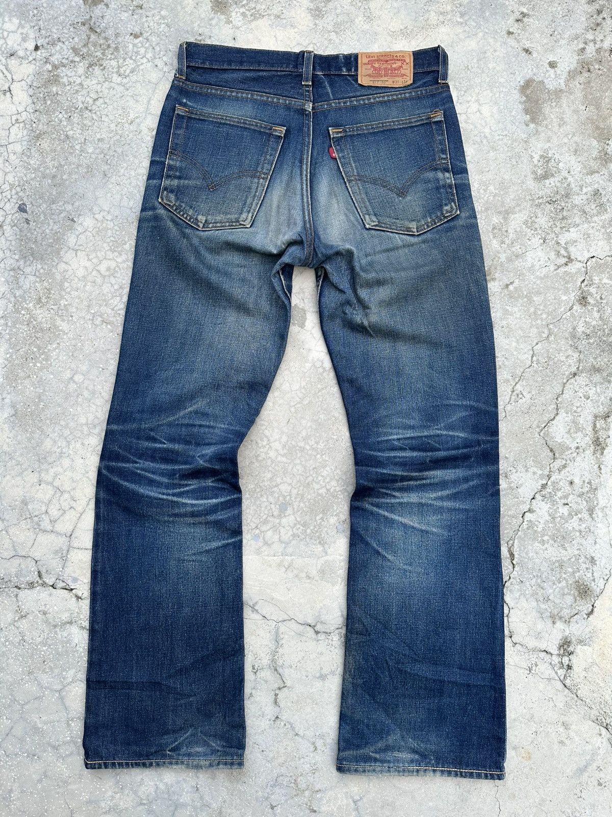 Levi's Vintage Clothing Vintage Levis Usa 517-03 Single R Flare Patina Denim Jeans Size US 32 / EU 48 - 3 Thumbnail