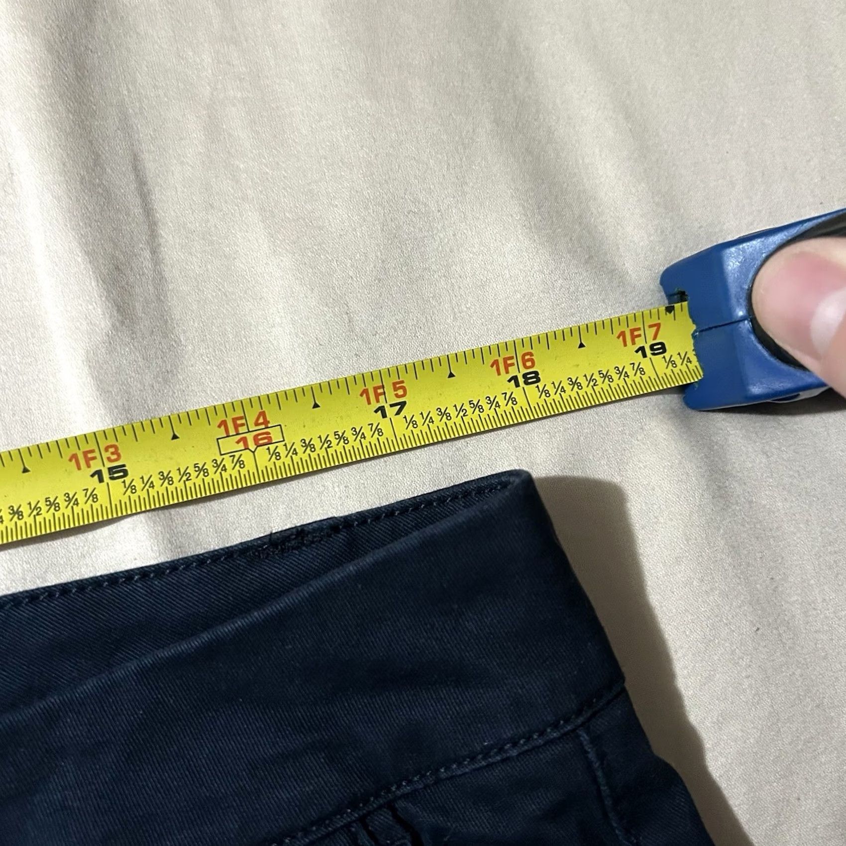UNTUCKit Untuckit Men Pants Straight Navy Chino 34X32 Regular Blue Chino Pants Mens Size US 34 / EU 50 - 4 Thumbnail