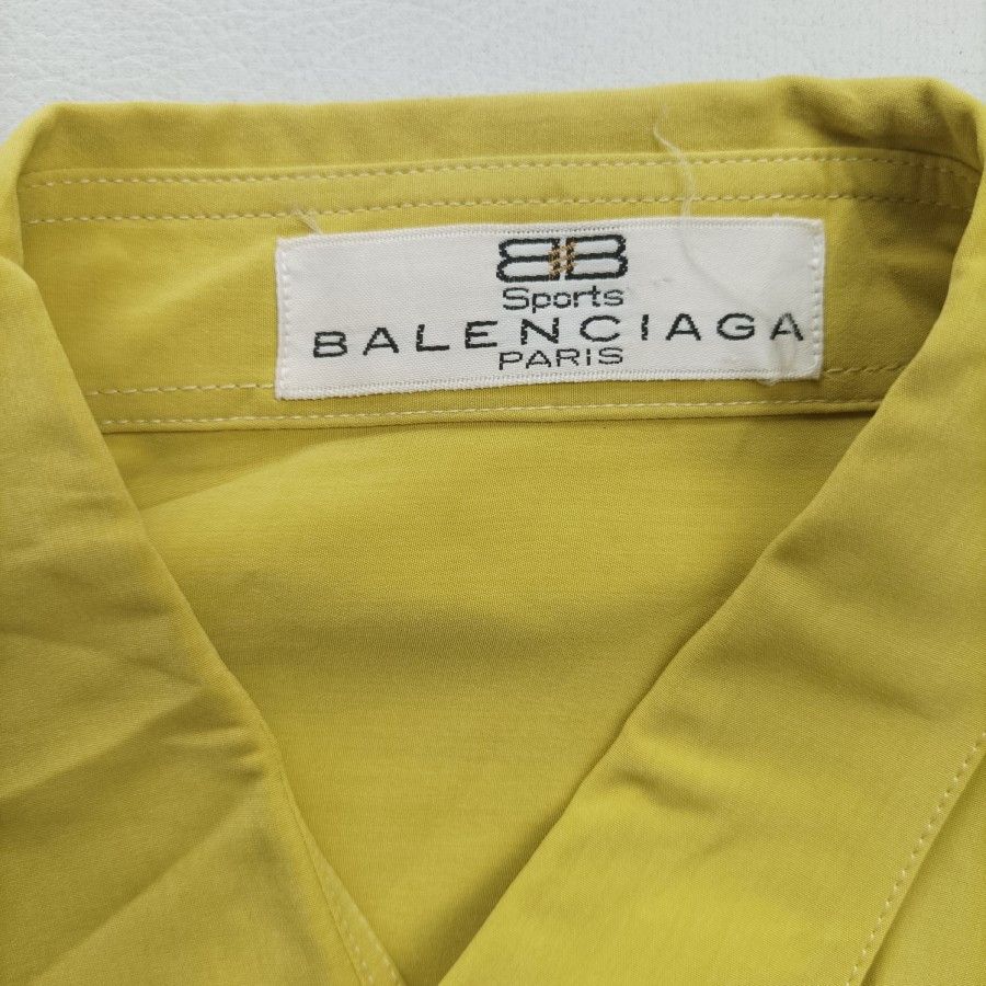 Balenciaga × Vintage 90S BALENCIAGA sports embroidery casual shirt Size US L / EU 52-54 / 3 - 3 Thumbnail