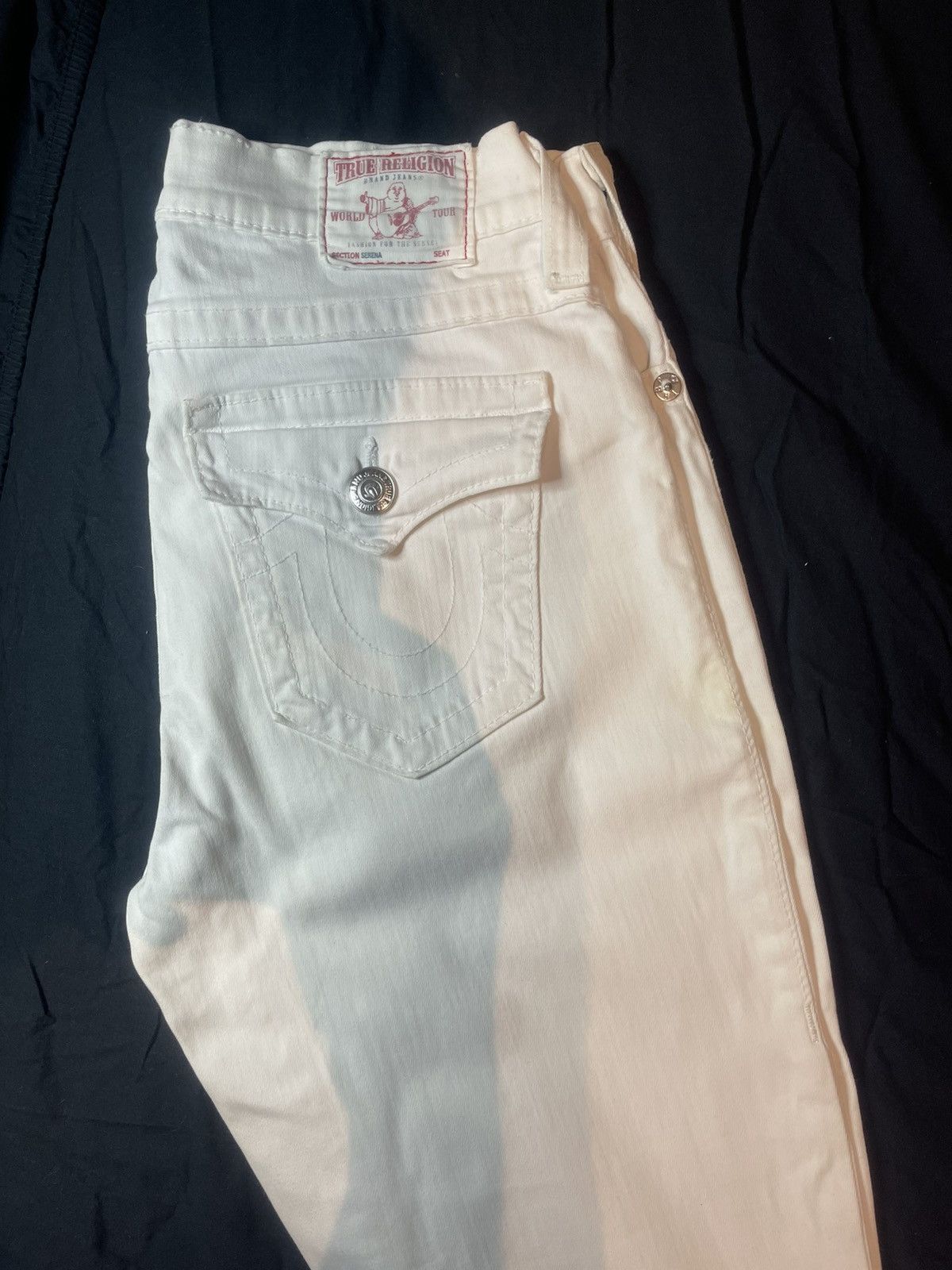 True Religion TRUE RELIGION white jeans model SERENA Size 29" - 14 Thumbnail