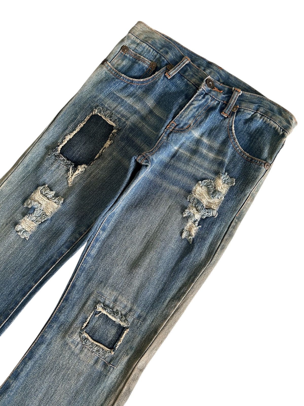 Japanese Brand × Vintage Vintage Japanese ROSA JEANS Patches Distressed Flare Denim Size US 27 - 10 Thumbnail