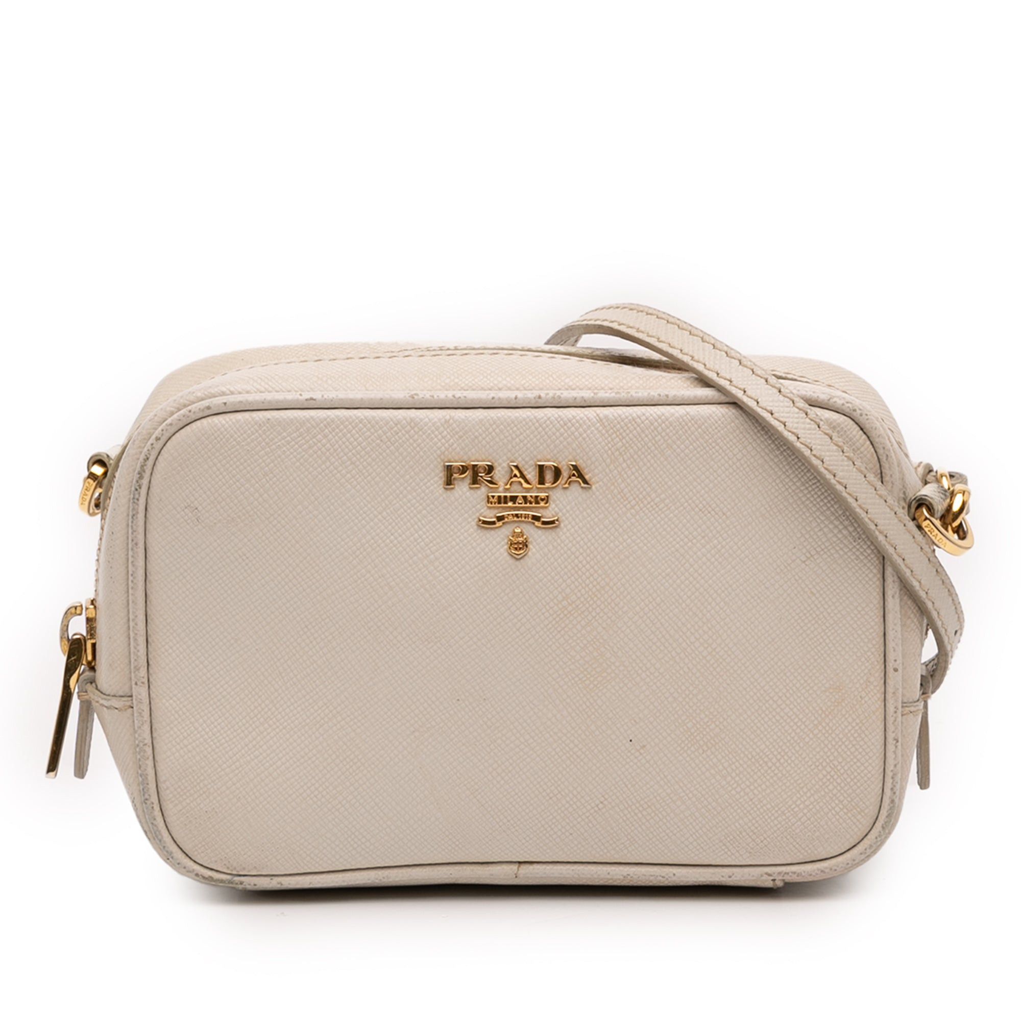 Prada Mini Saffiano Lux Camera Bag Size ONE SIZE - 1 Thumbnail