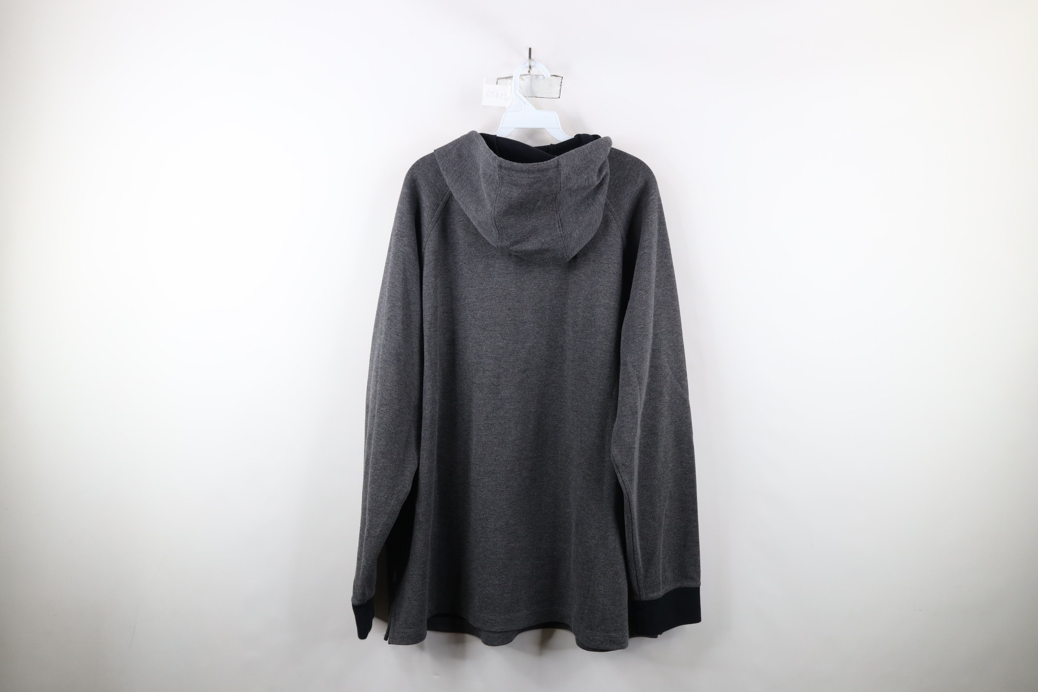 Duluth Trading Company × Vintage Duluth Trading Co Knit Henley Hoodie Sweatshirt Gray Size US XL / EU 56 / 4 - 13 Thumbnail