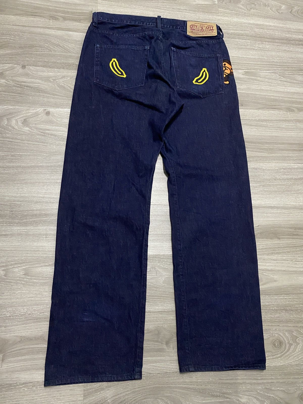 Bape RARE VINTAGE - BAPE BABY MILO EMBROIDERED LOGO Y2K PANTS Size US 39 - 2 Thumbnail