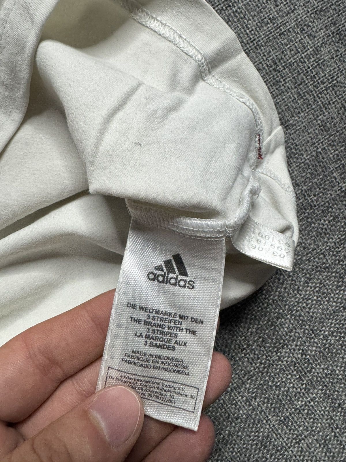 Adidas Vintage Adidas Big Logo white T-Shirt world’s game Size US M / EU 48-50 / 2 - 8 Thumbnail