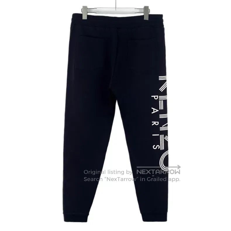 Kenzo Kenzo size XL Black Logo Letter Cotton Drawstring Casual Tr Size 26" / US 2 / IT 38 - 2 Thumbnail