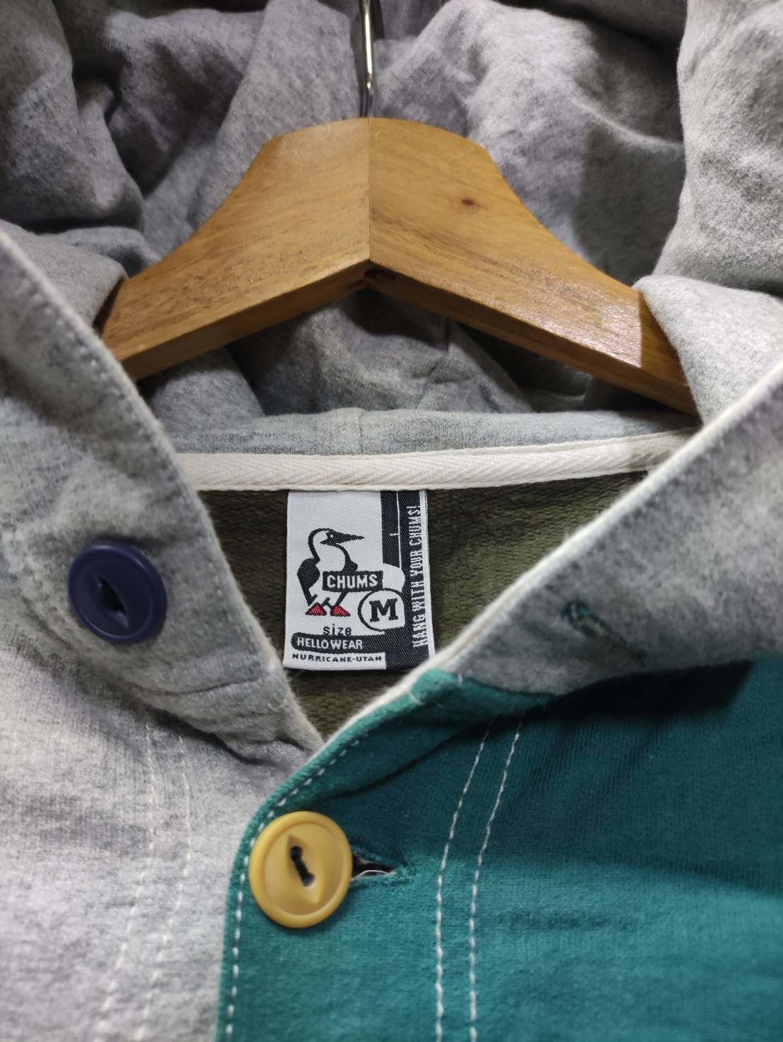 Chums Vtg Chums Multicolor Button Hoodie Size US M / EU 48-50 / 2 - 2 Thumbnail