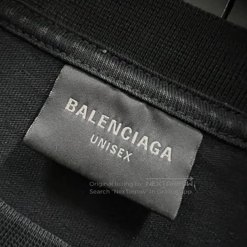 Balenciaga Balenciaga Black Logo Print Longsleeve. Size US XS / EU 42 / 0 - 3 Thumbnail