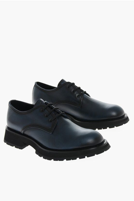 o1y1024 Laced Shoes in Midnight Blue