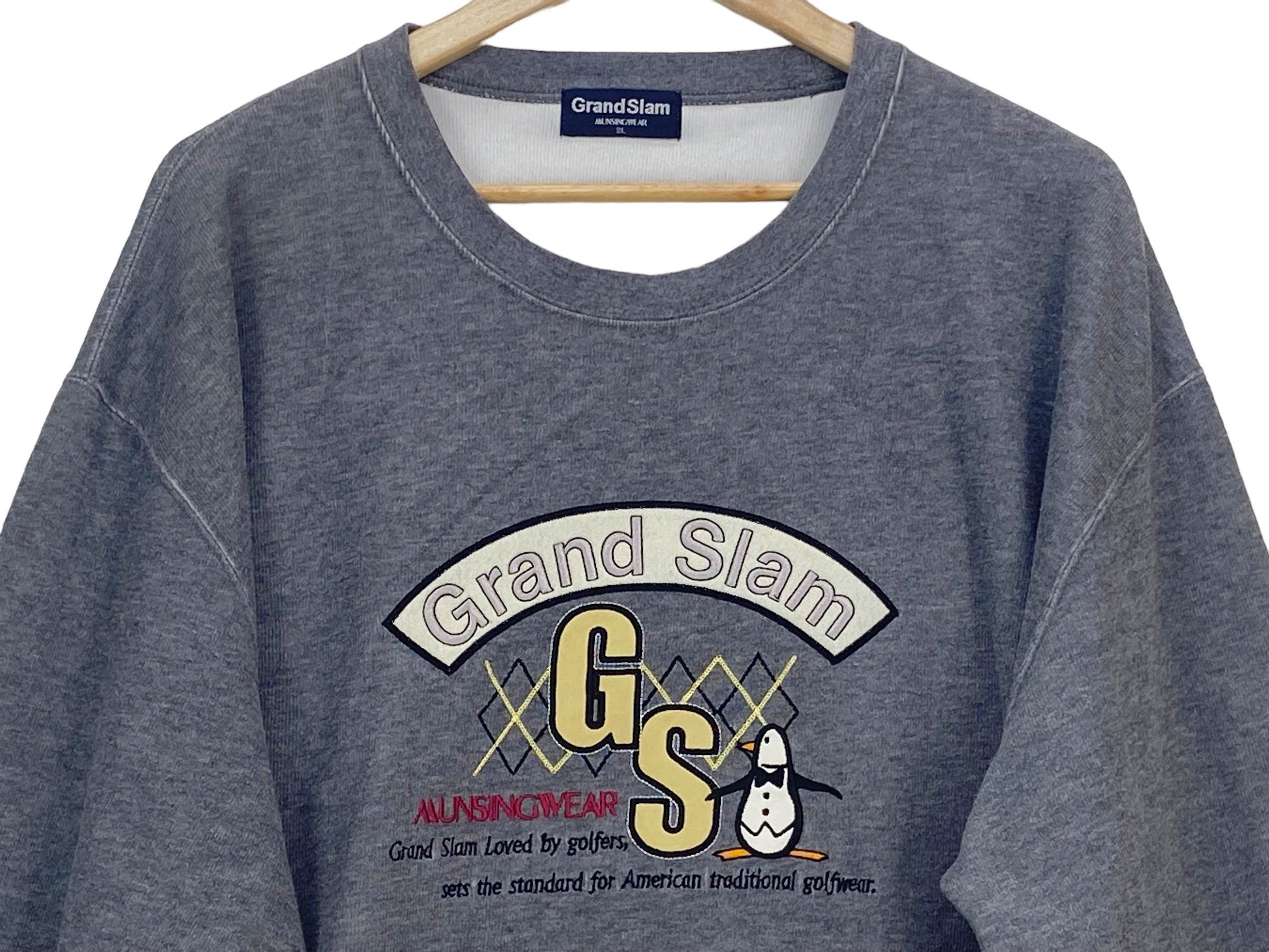 Grand Slam × Vintage Vintage Grand Slam Embroidered Logo Gray Pullover 90s Size US L / EU 52-54 / 3 - 2 Thumbnail