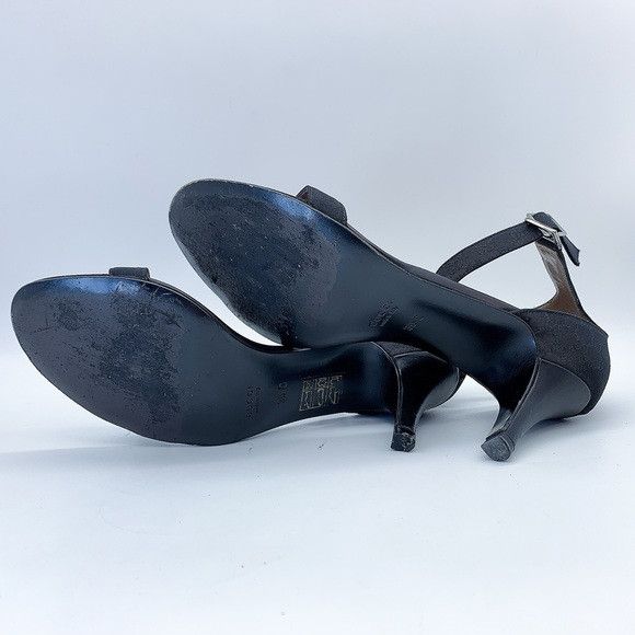 Gucci Gucci GG Canvas Ankle Strap Sandal in Black Size US 6 / IT 36 - 6 Thumbnail